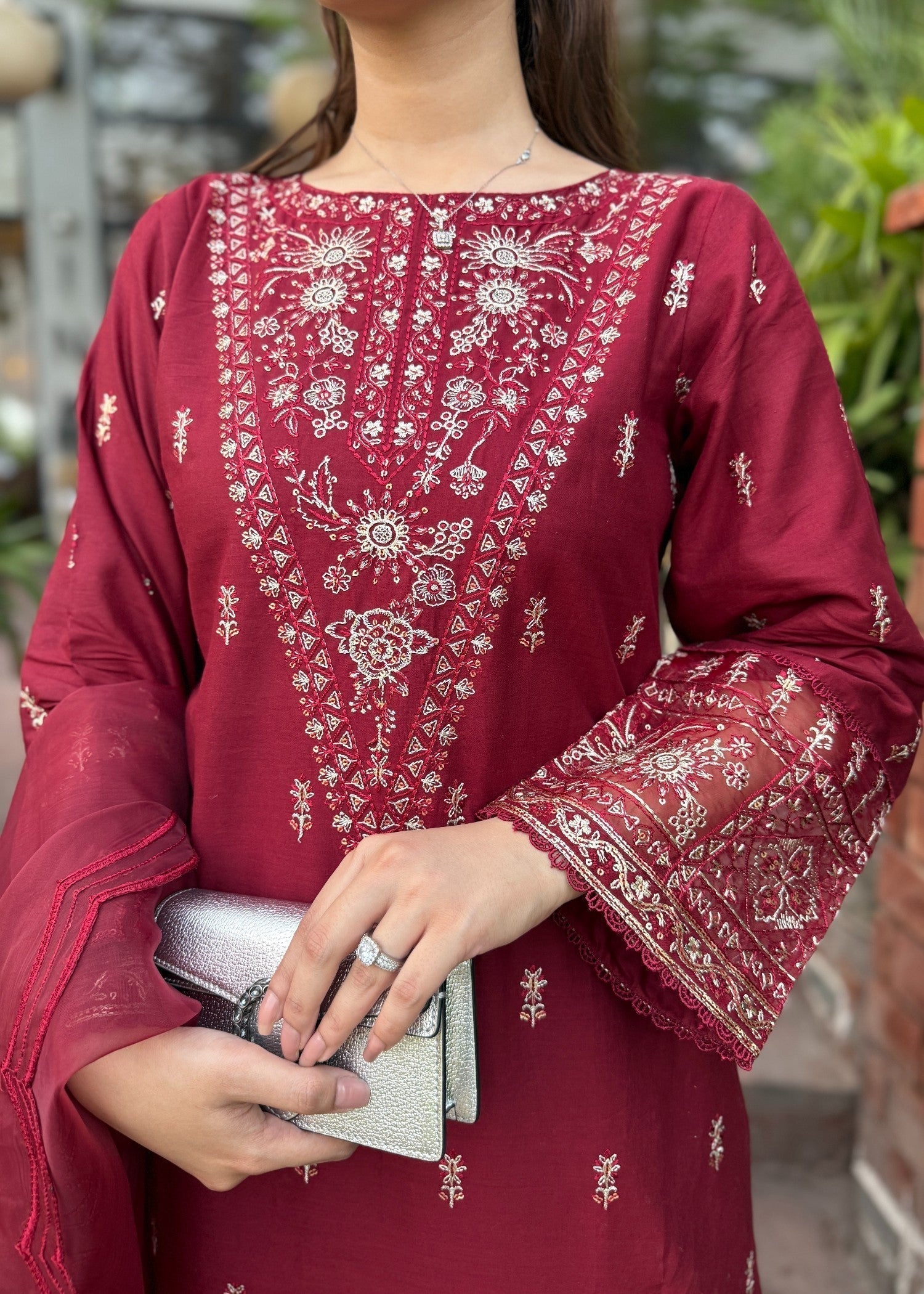 Waniya Awais WAL 63 Lawn Stitched Women 3pcs