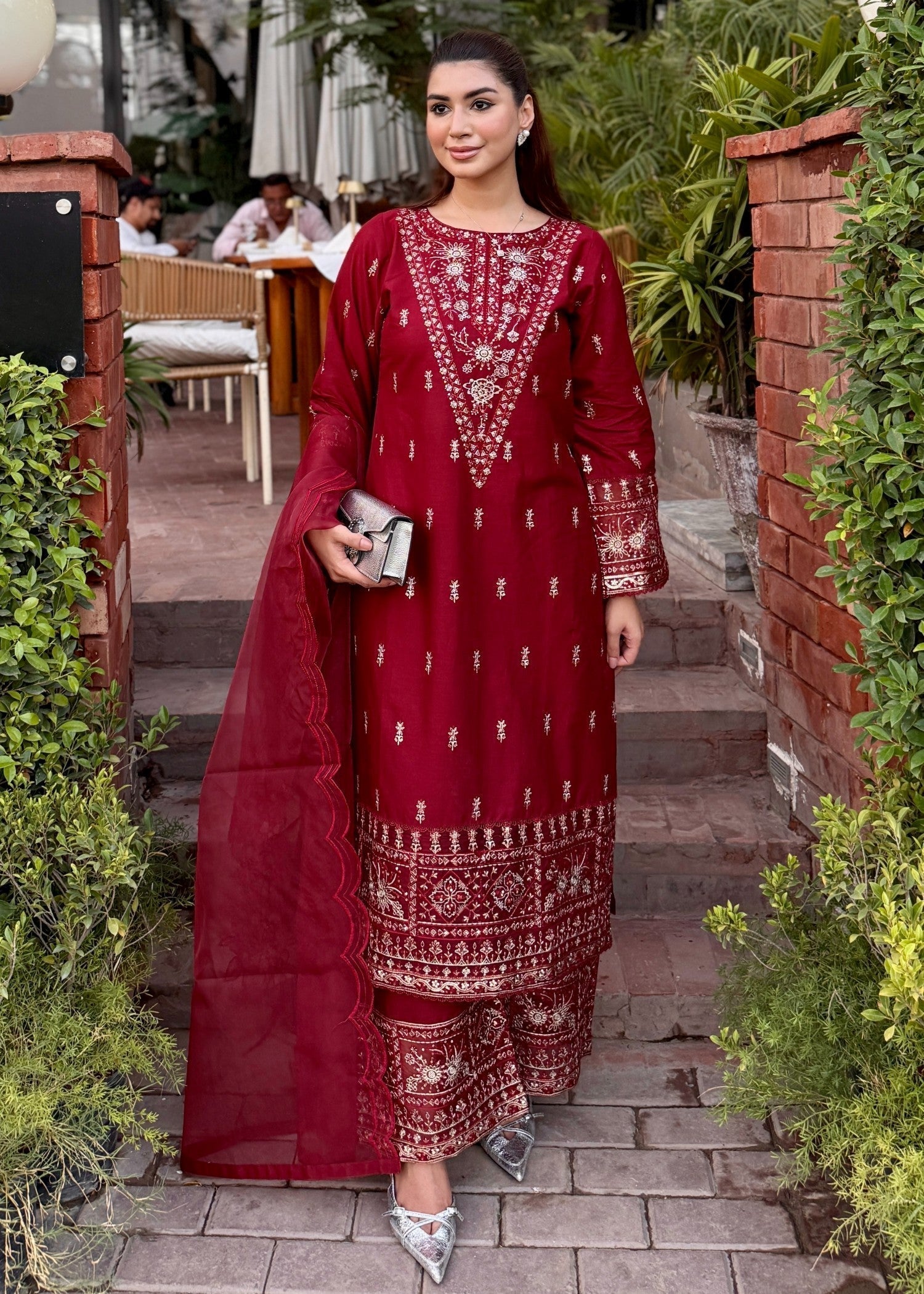 Waniya Awais WAL 63 Lawn Stitched Women 3pcs
