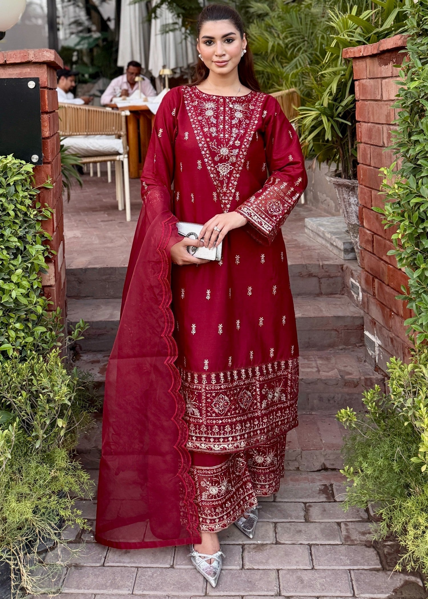 Waniya Awais WAL 63 Lawn Stitched Women 3pcs