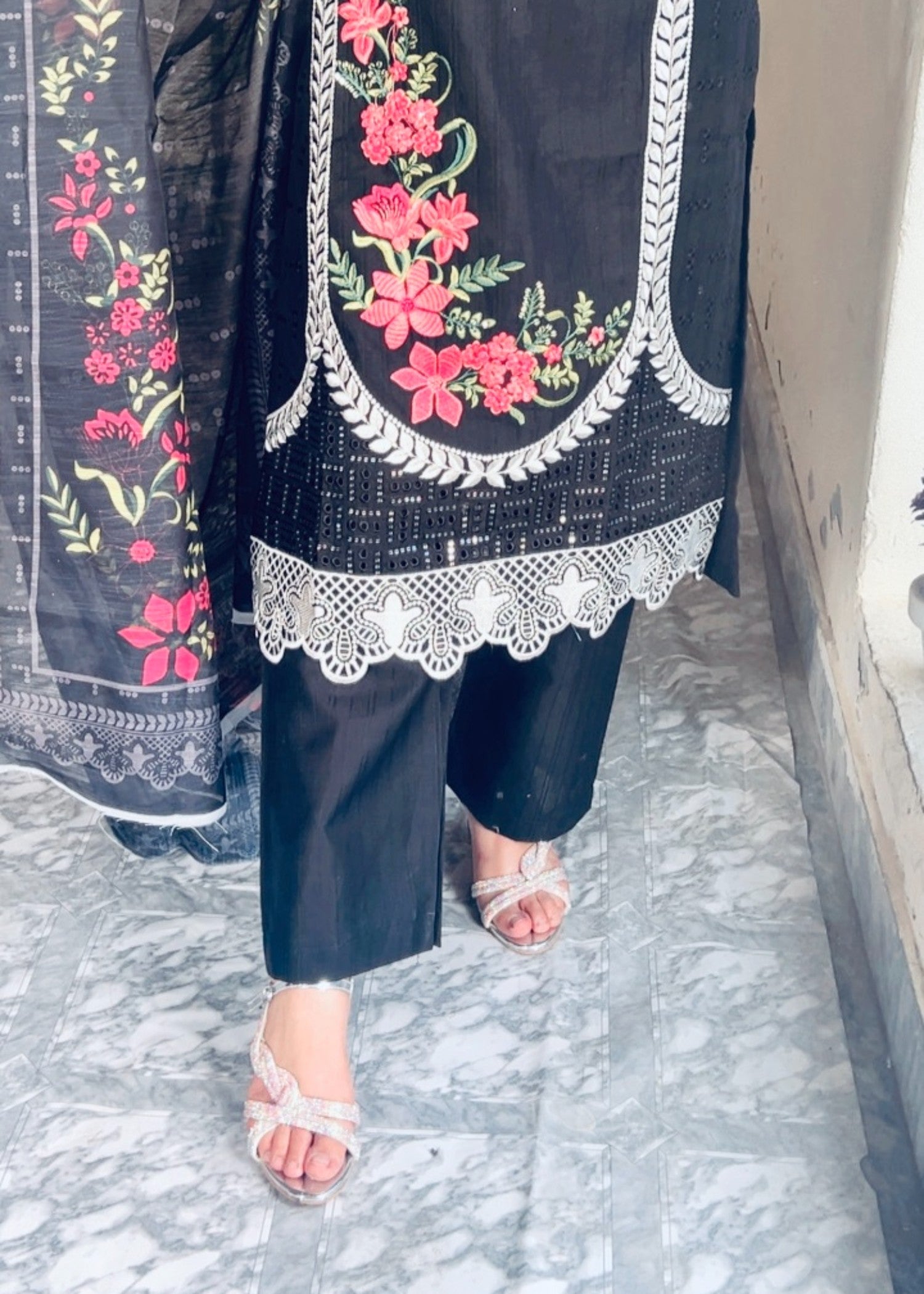 Mirhal Fashion Black Rose Women 3pcs