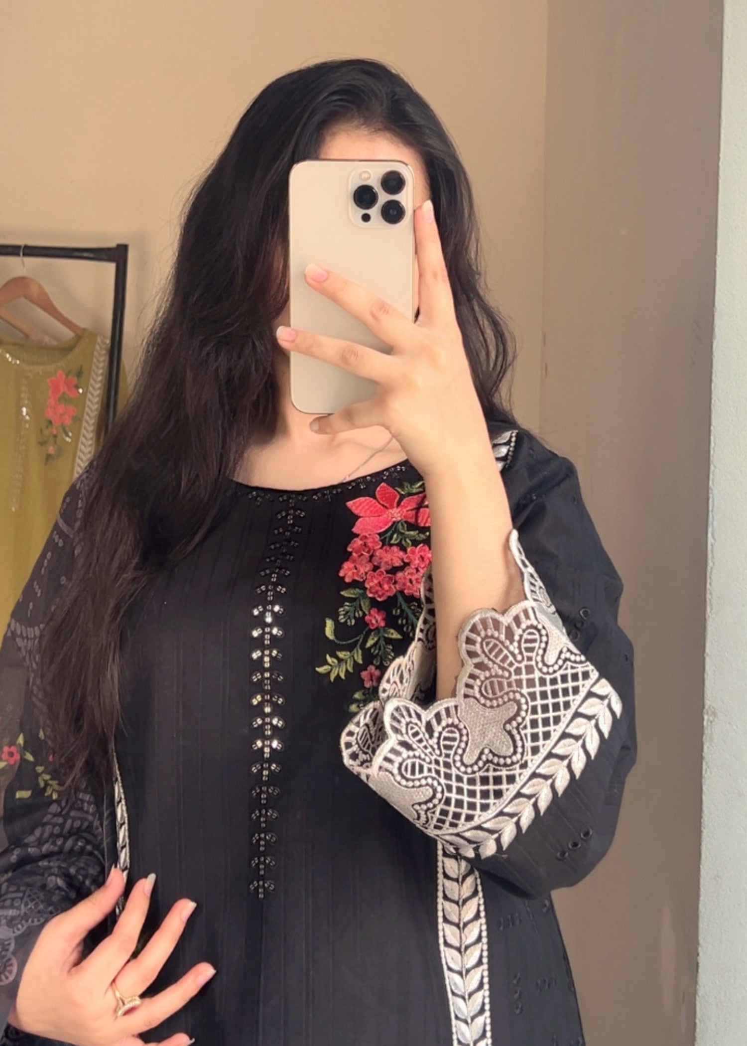 Mirhal Fashion Black Rose Women 3pcs