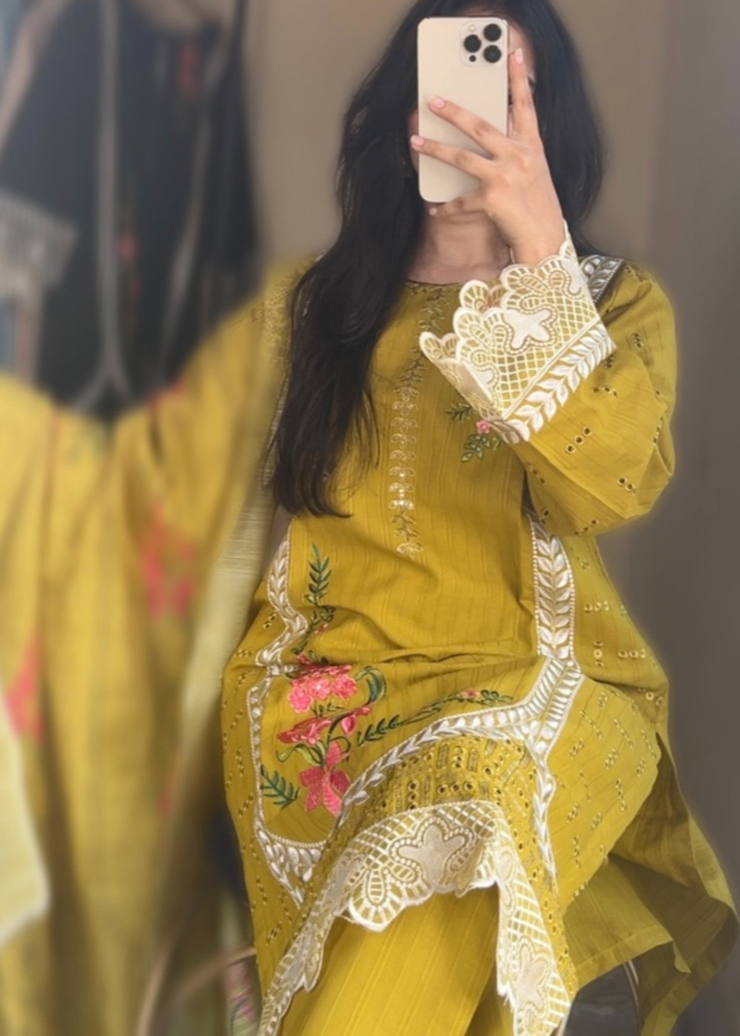 Mirhal Fashion Olive Rose Women 3pcs