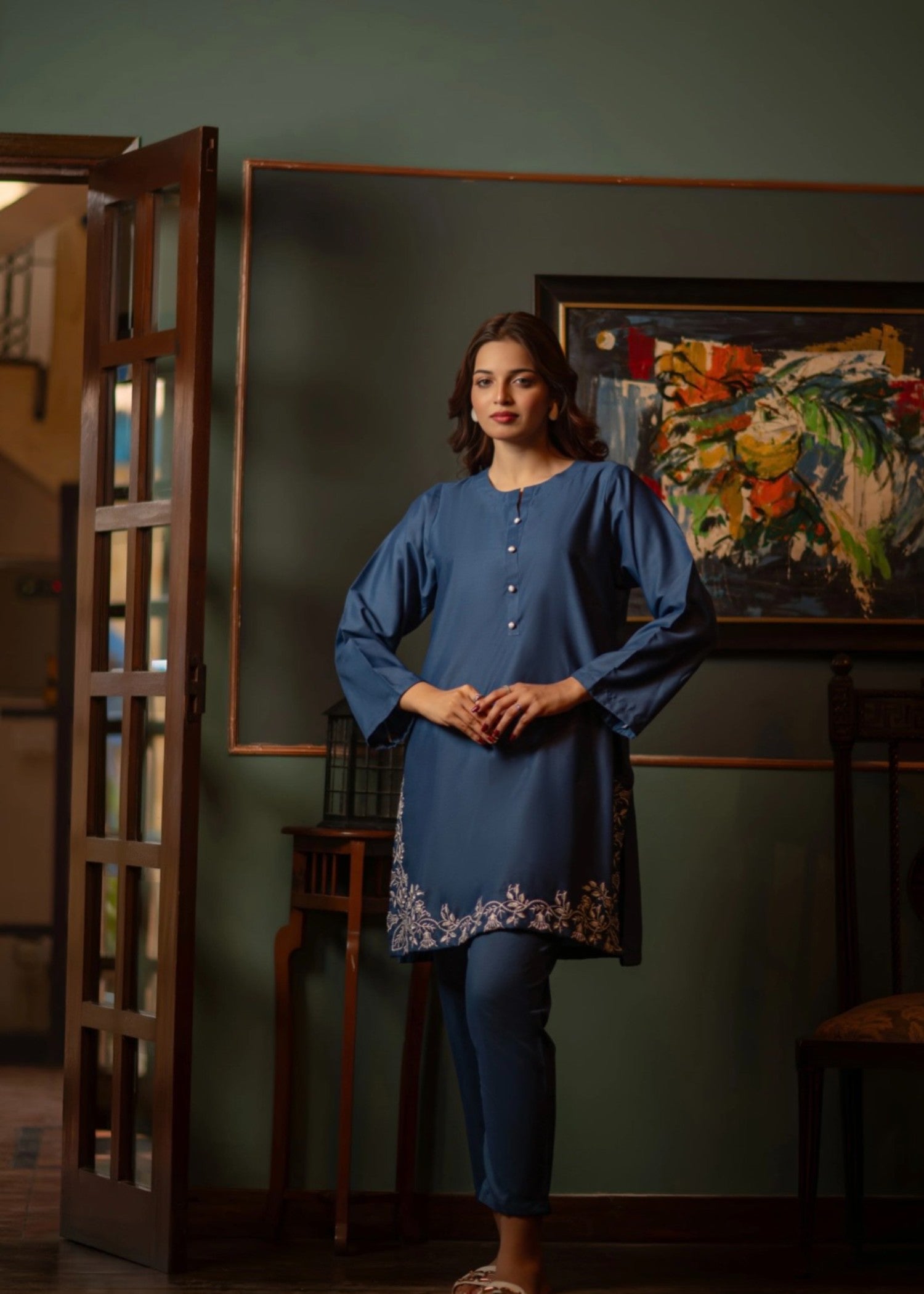 Wear Nigar Navy Women 2pcs