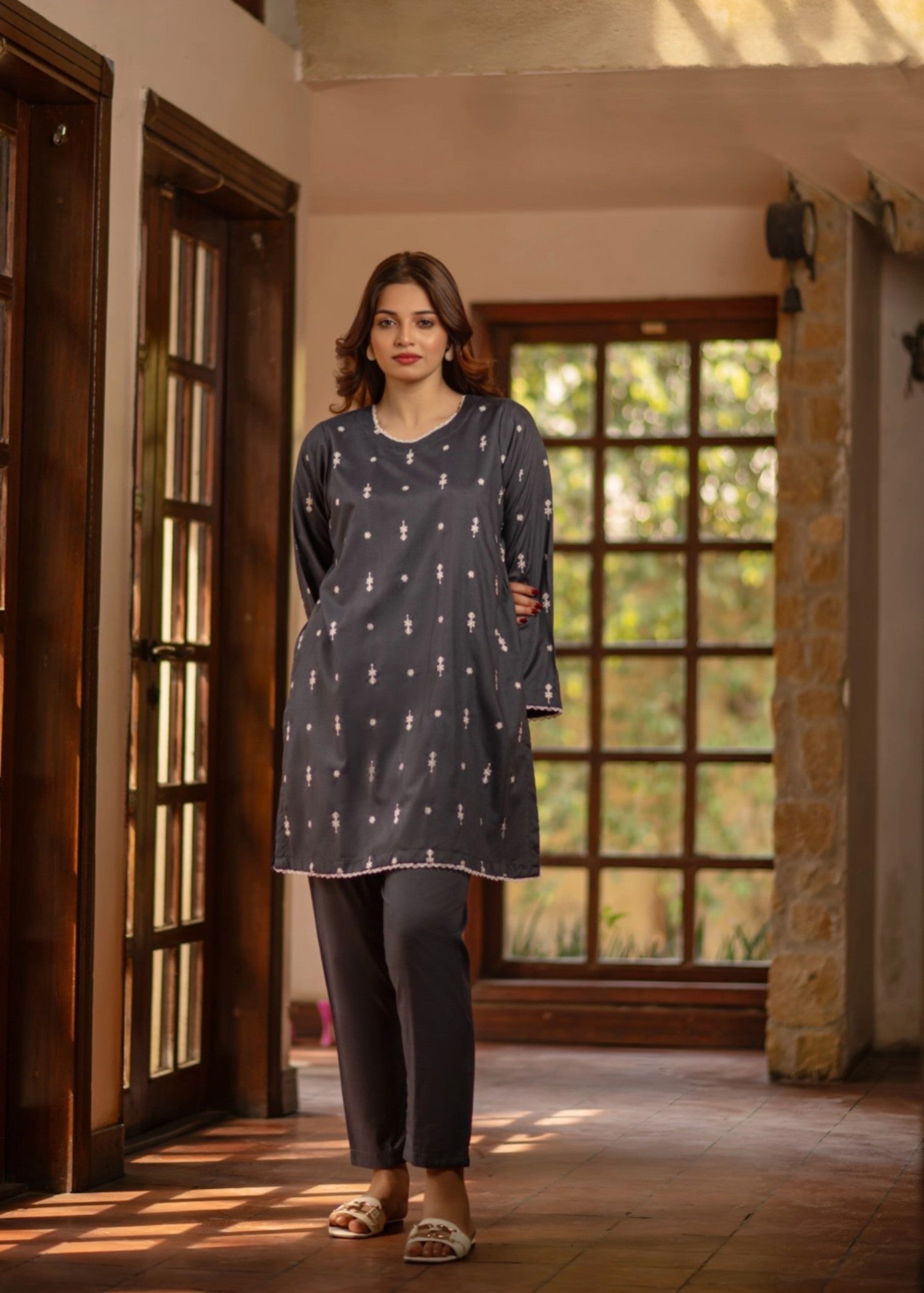 Wear Nigar charcoal Women 2pcs