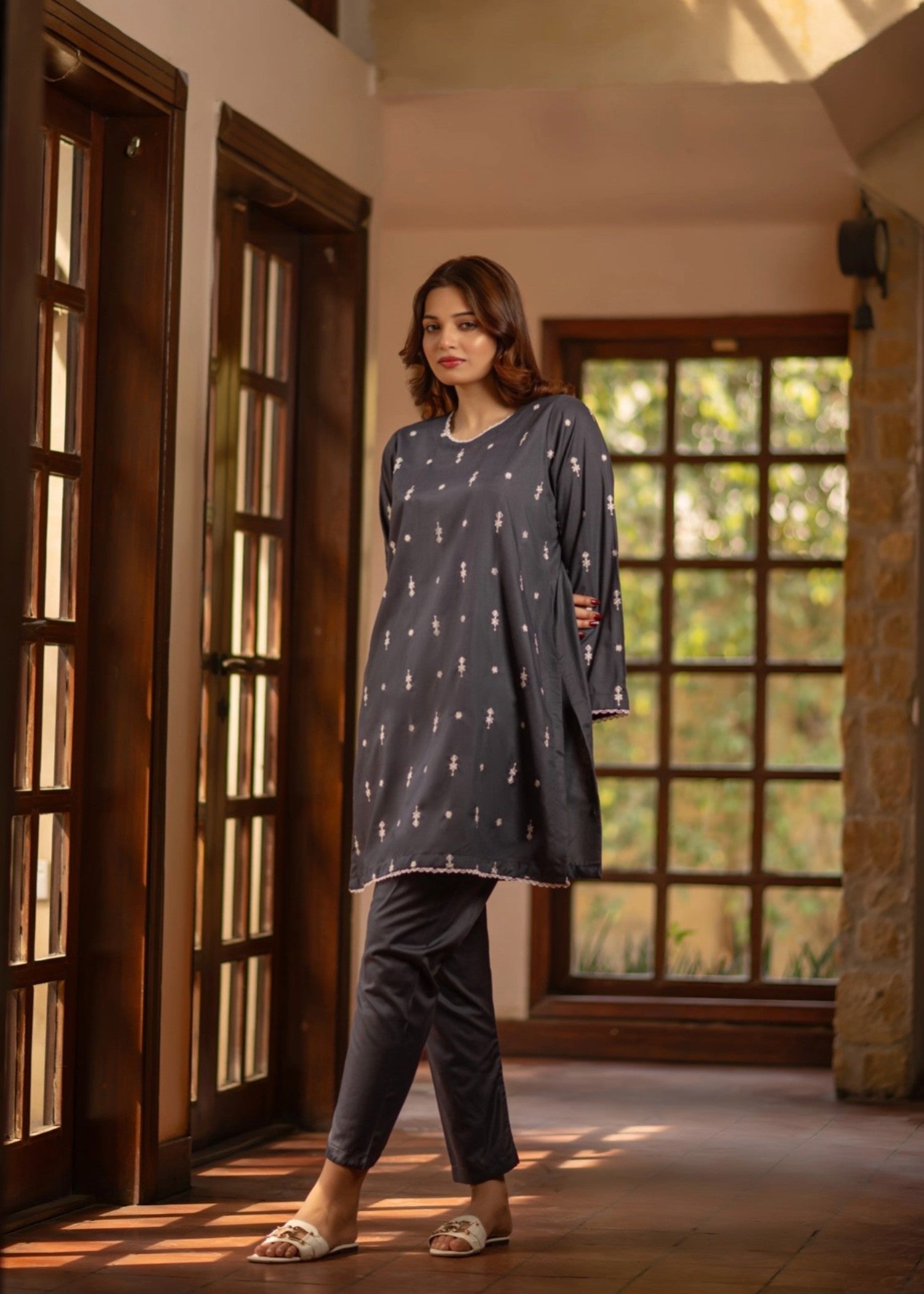 Wear Nigar charcoal Women 2pcs