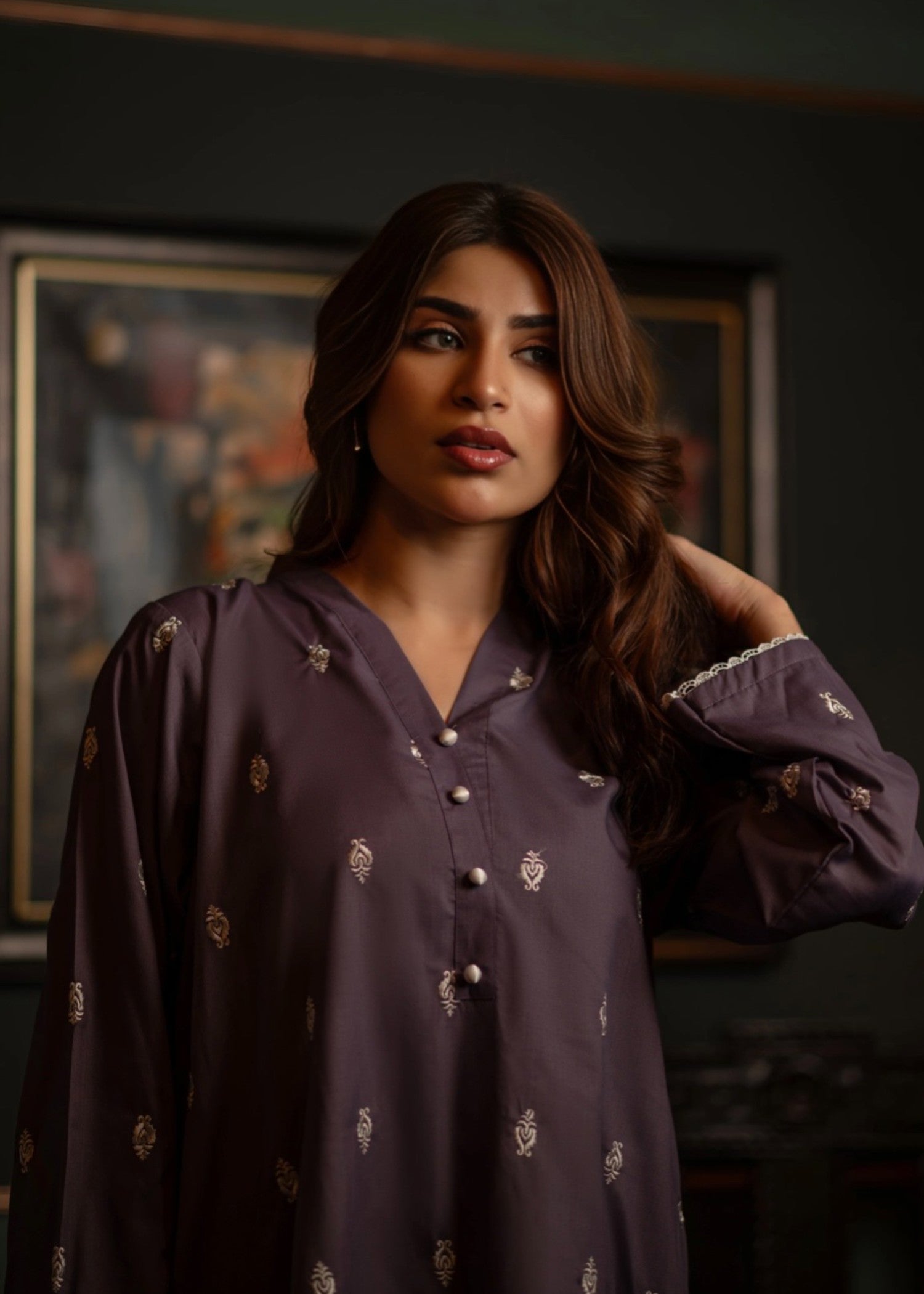 Wear Nigar Mauve Women 2pcs