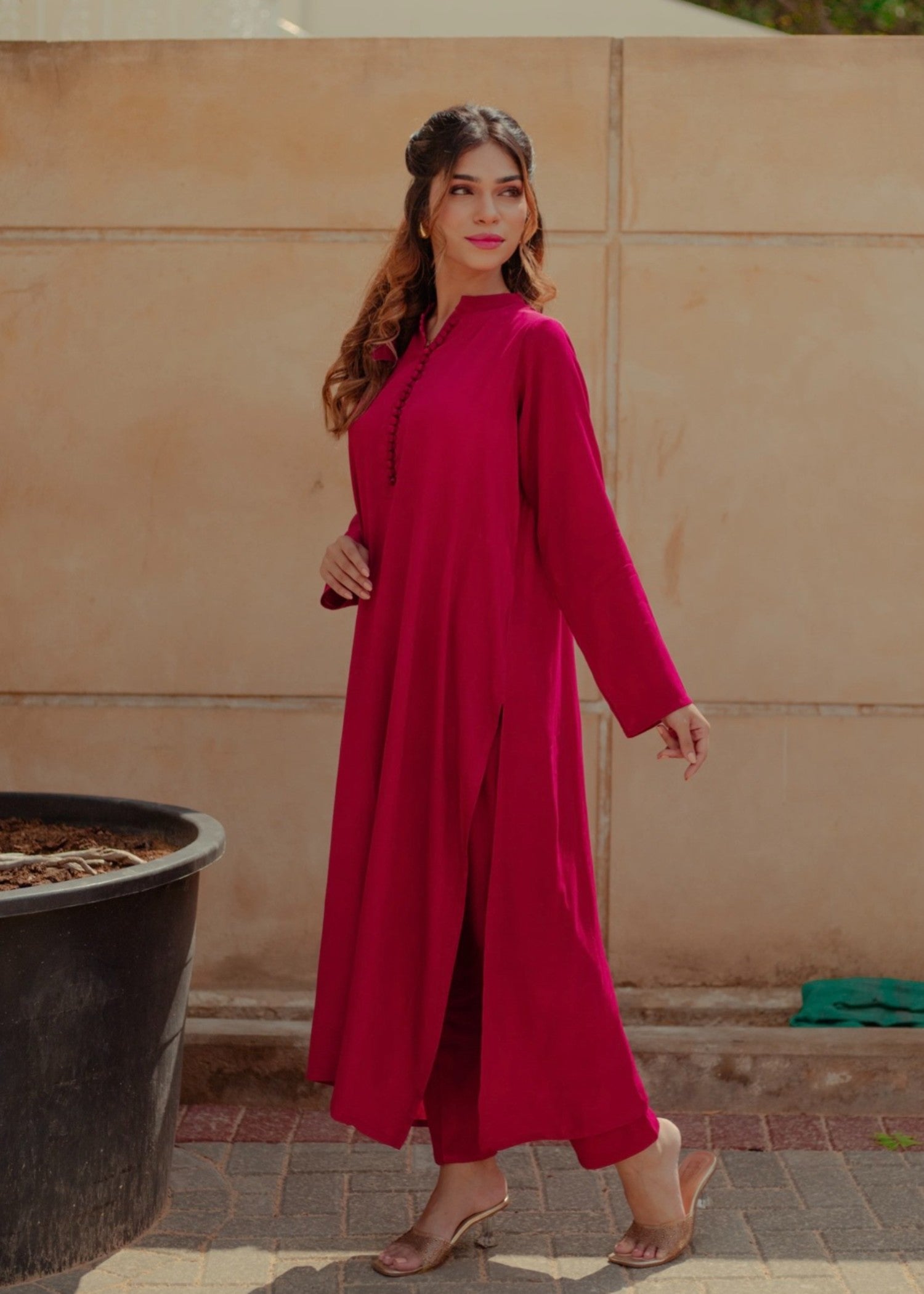 Wear Nigar Fuschia Women 2pcs