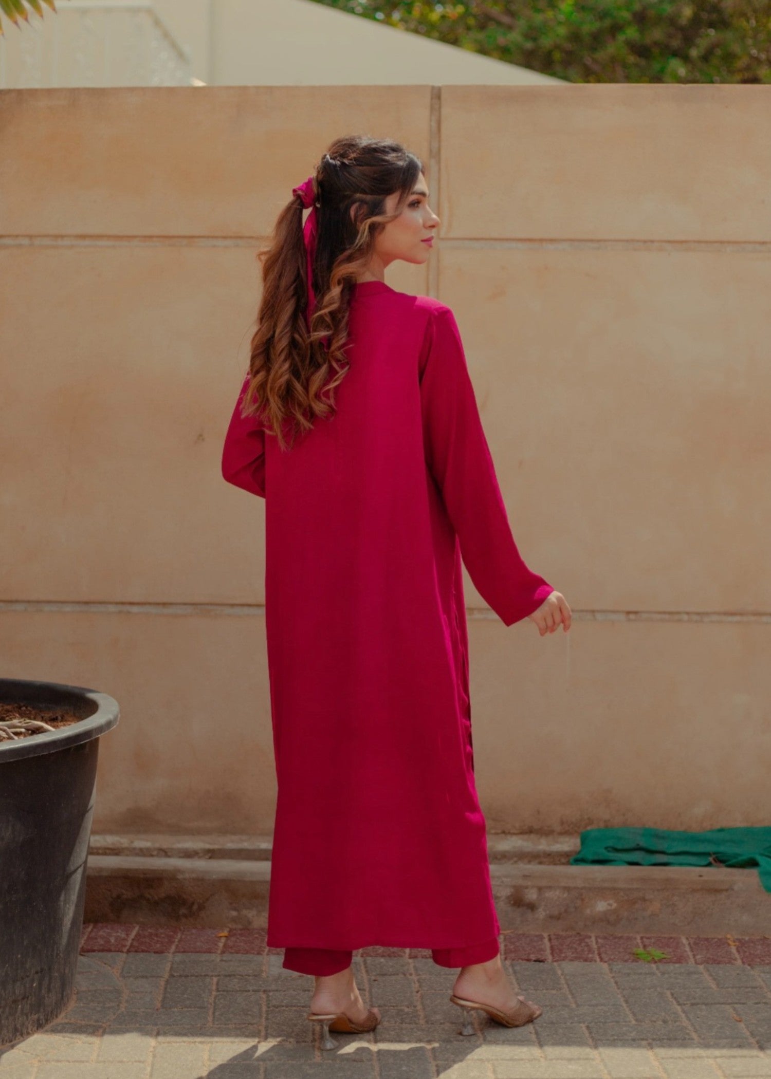 Wear Nigar Fuschia Women 2pcs