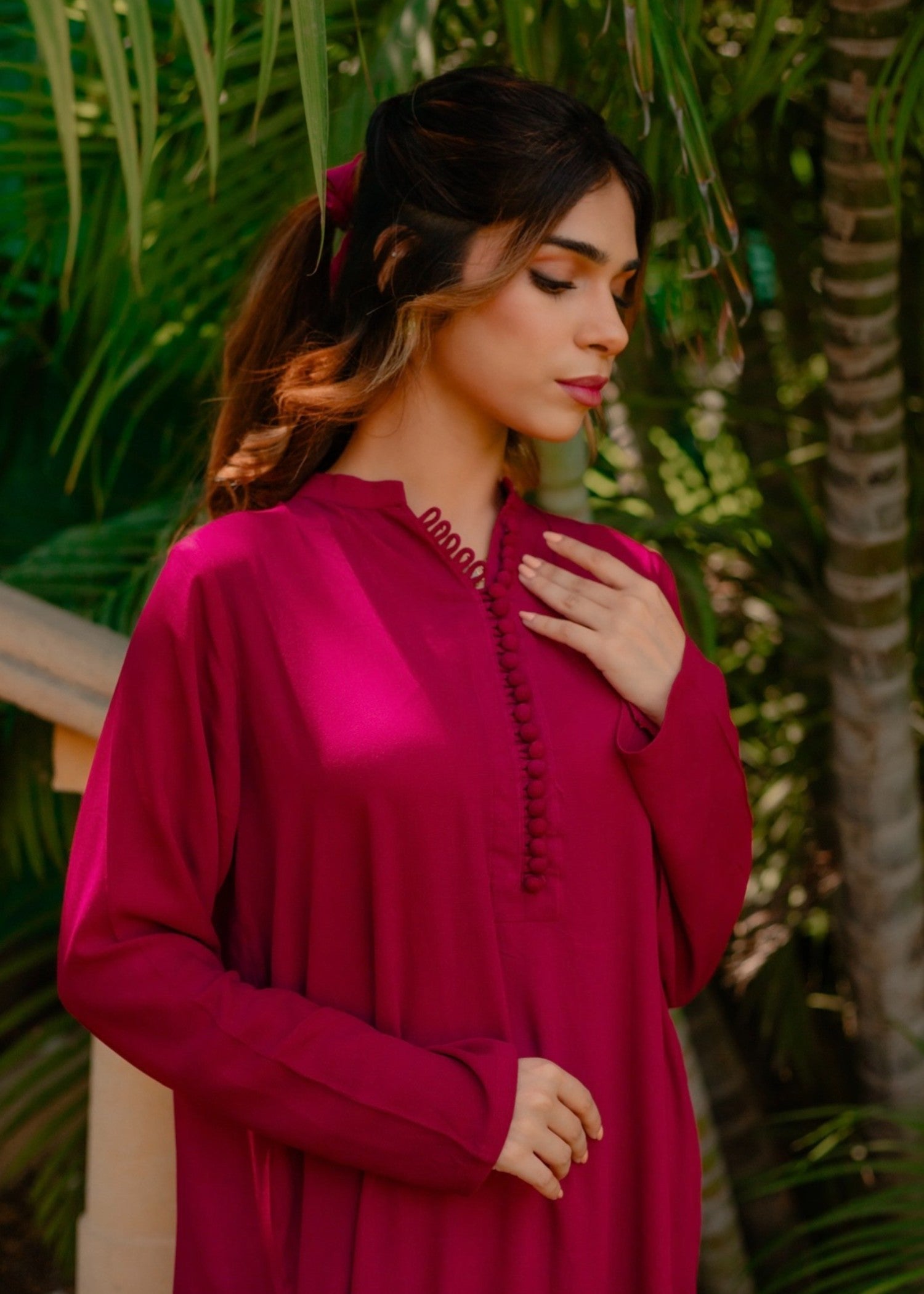 Wear Nigar Fuschia Women 2pcs