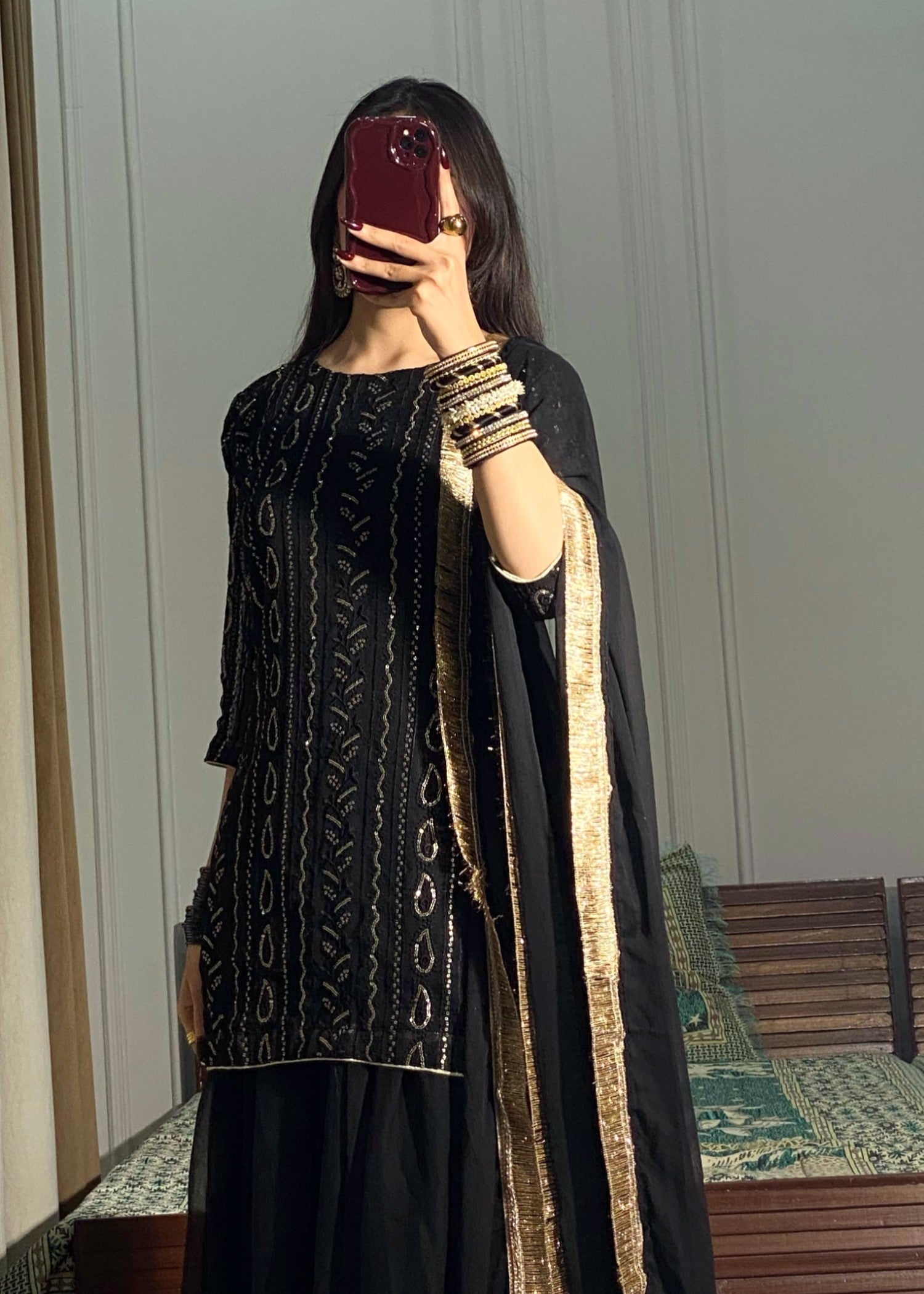 Fashion Trends 4 U Black Rani Women 3pcs