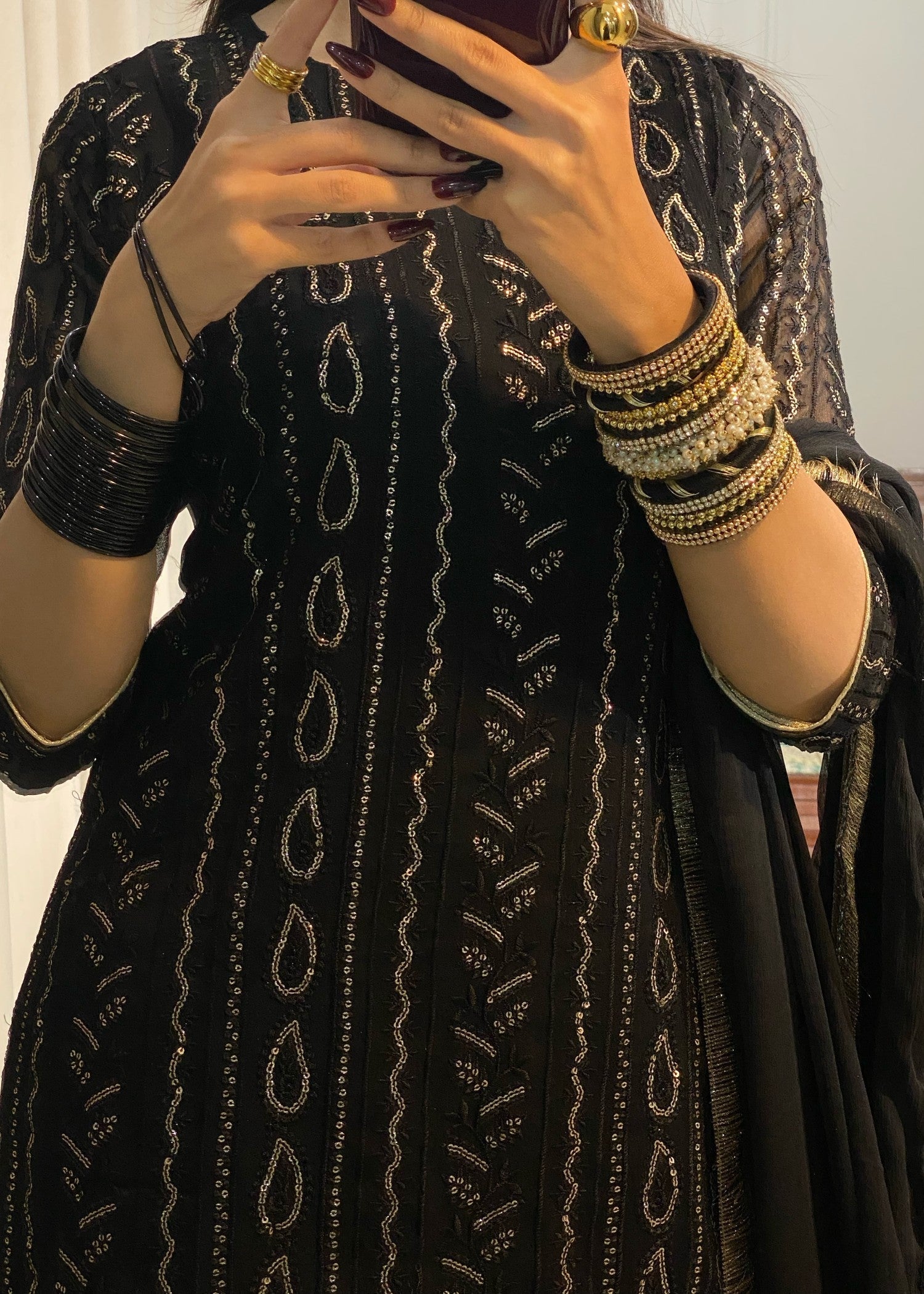 Fashion Trends 4 U Black Rani Women 3pcs