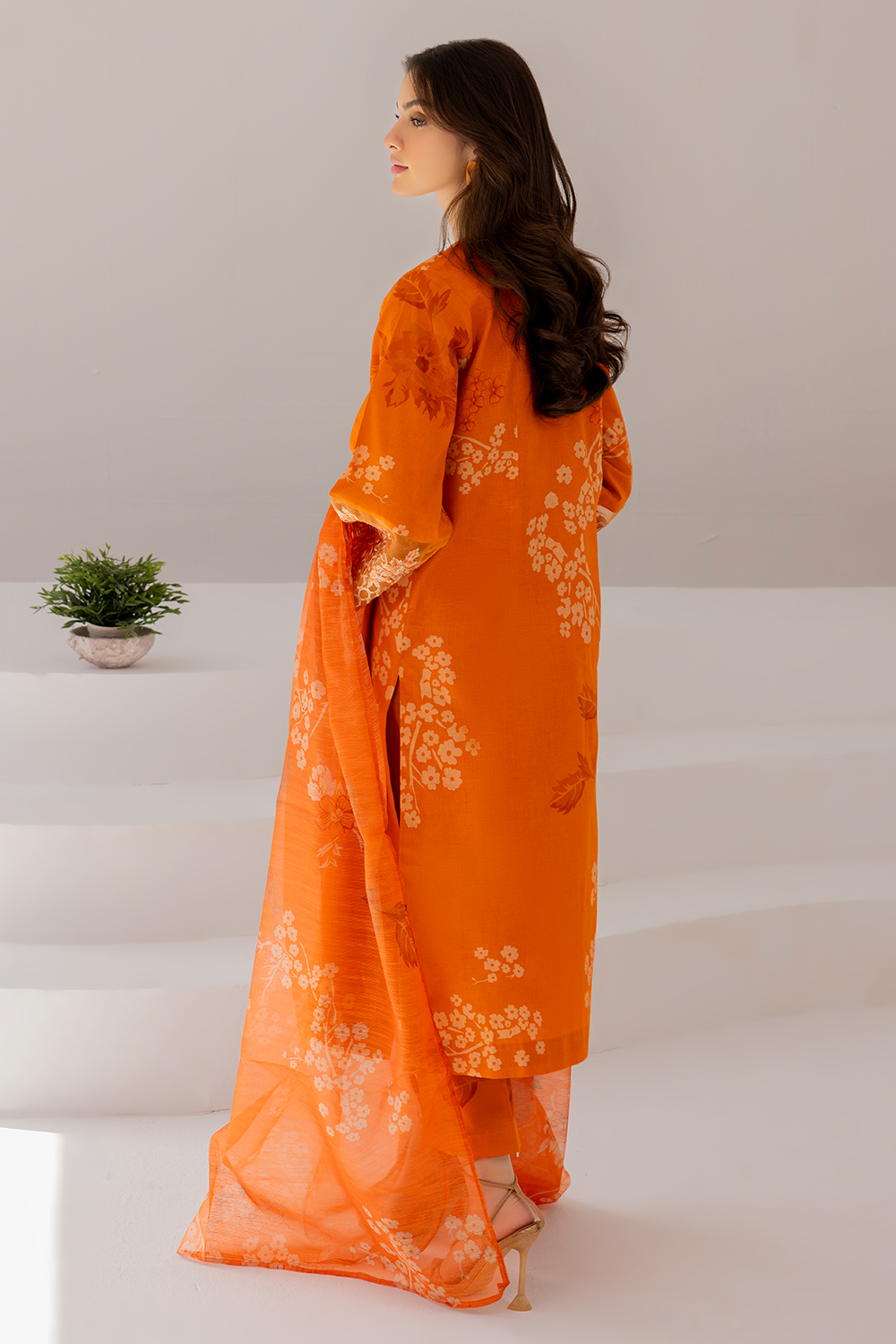 Esra Embroidered Silk lawn DT 23 08 Women 3pcs