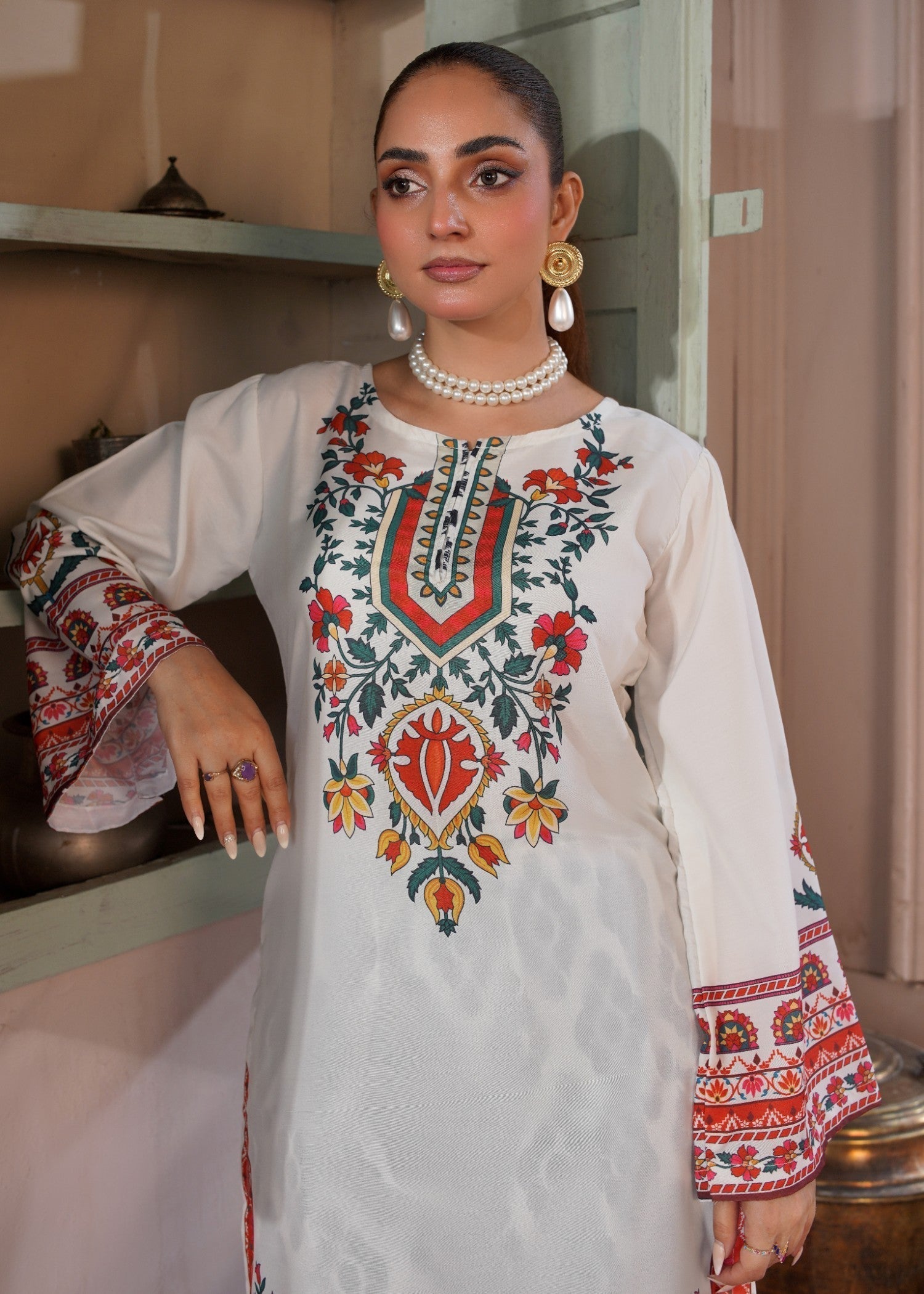 Bin Fatteh Fashion FARSHI SHALWAR Women 2pcs