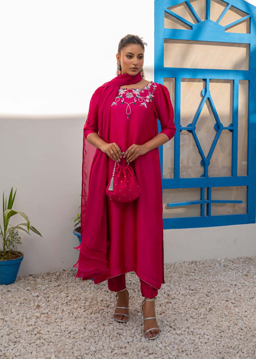 MISHAS Fuchsia Elegance Women 3pcs