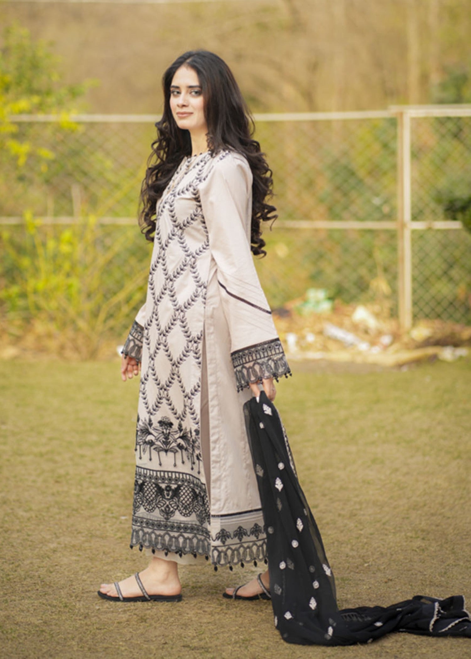 Libaas By Umairnawaz LN 02 Cloudy Grey Women 3pcs