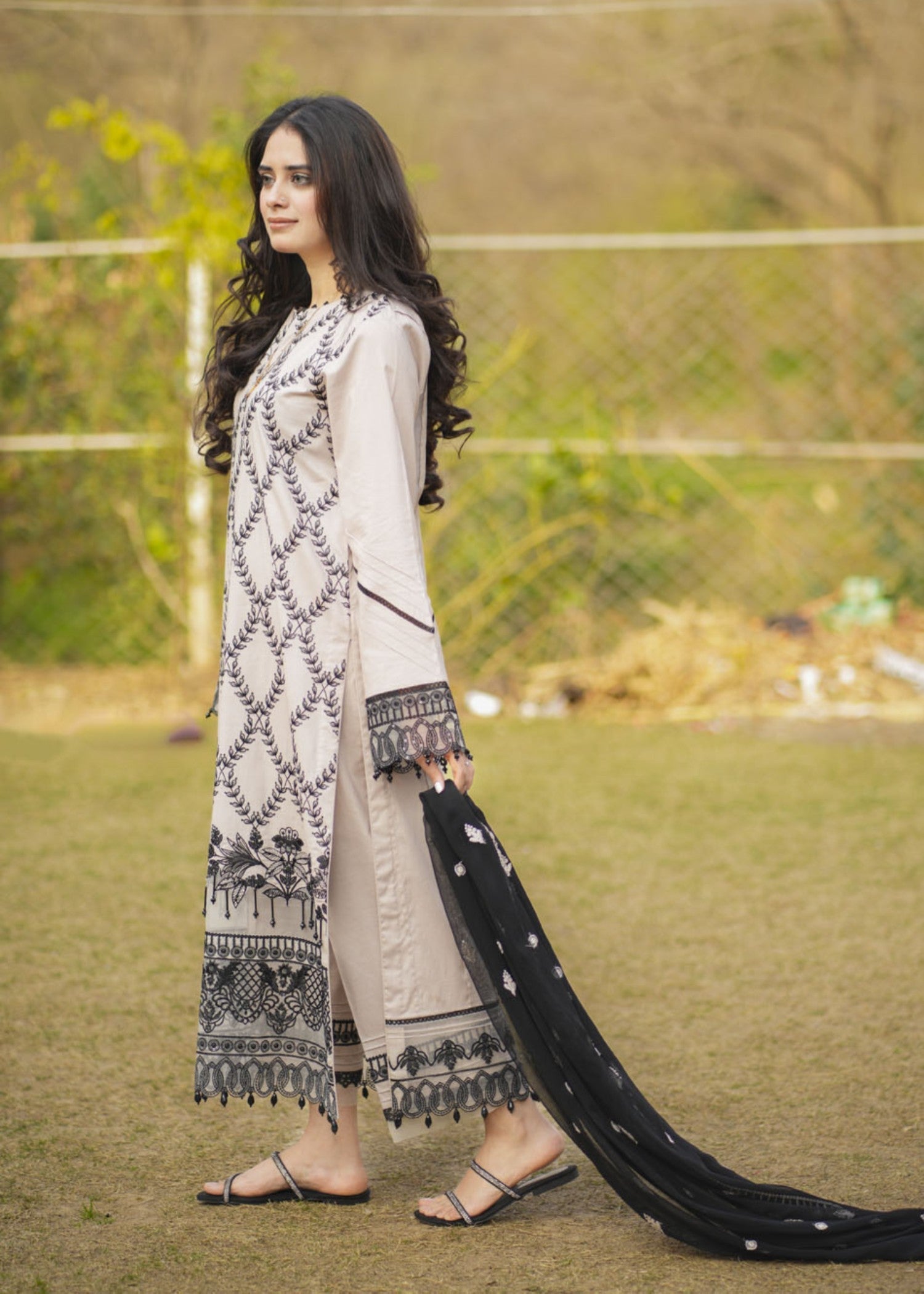 Libaas By Umairnawaz LN 02 Cloudy Grey Women 3pcs