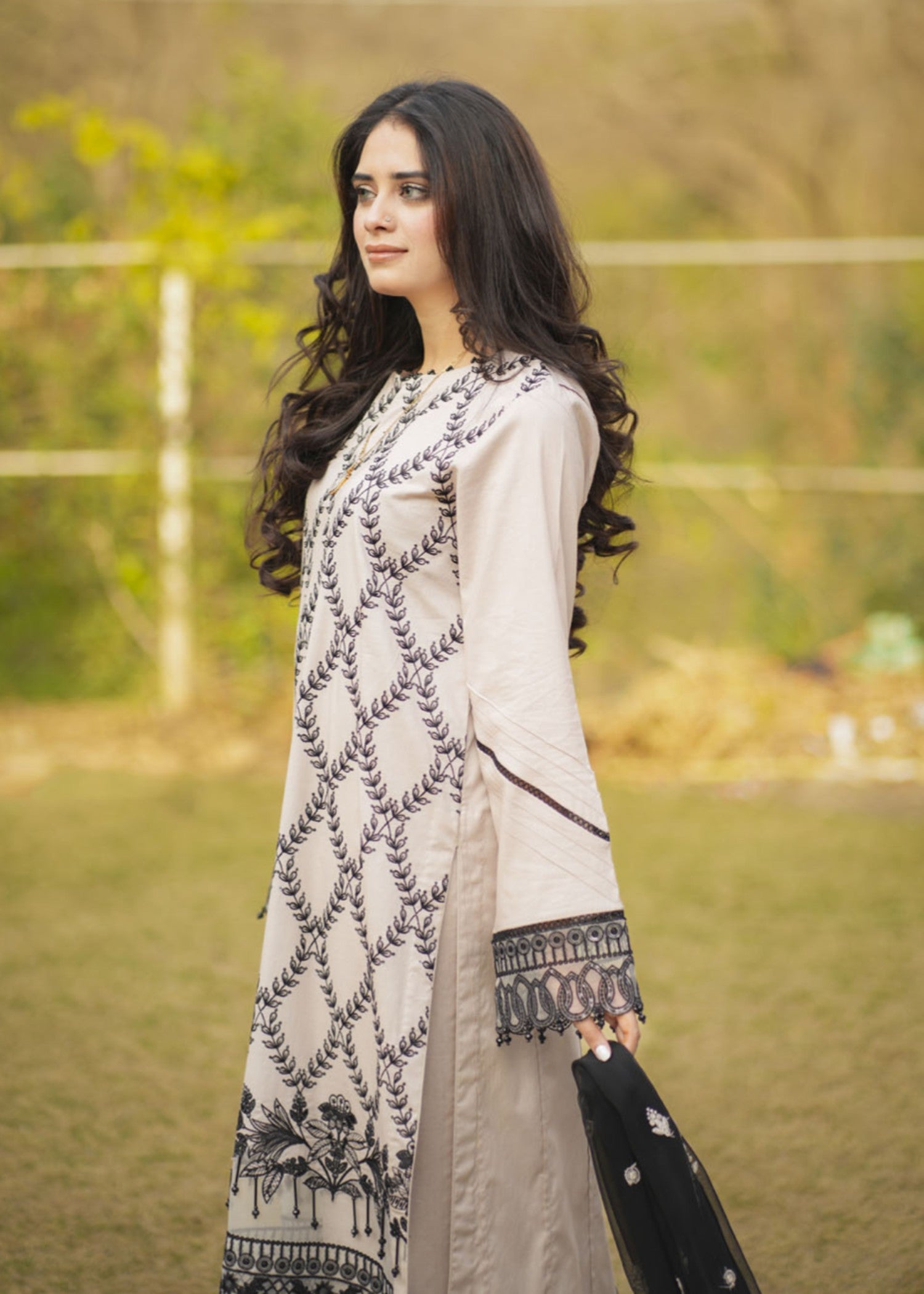 Libaas By Umairnawaz LN 02 Cloudy Grey Women 3pcs