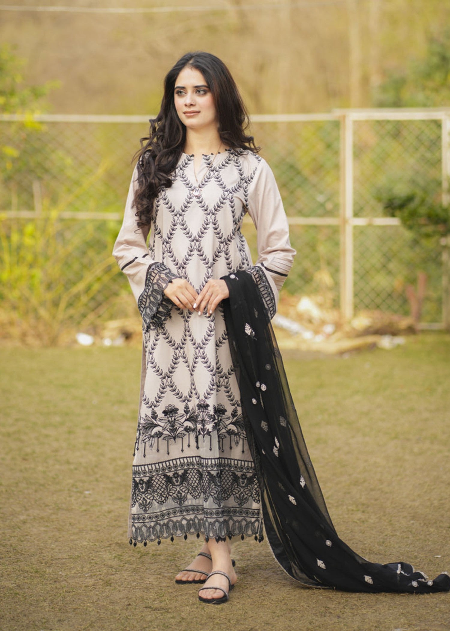 Libaas By Umairnawaz LN 02 Cloudy Grey Women 3pcs