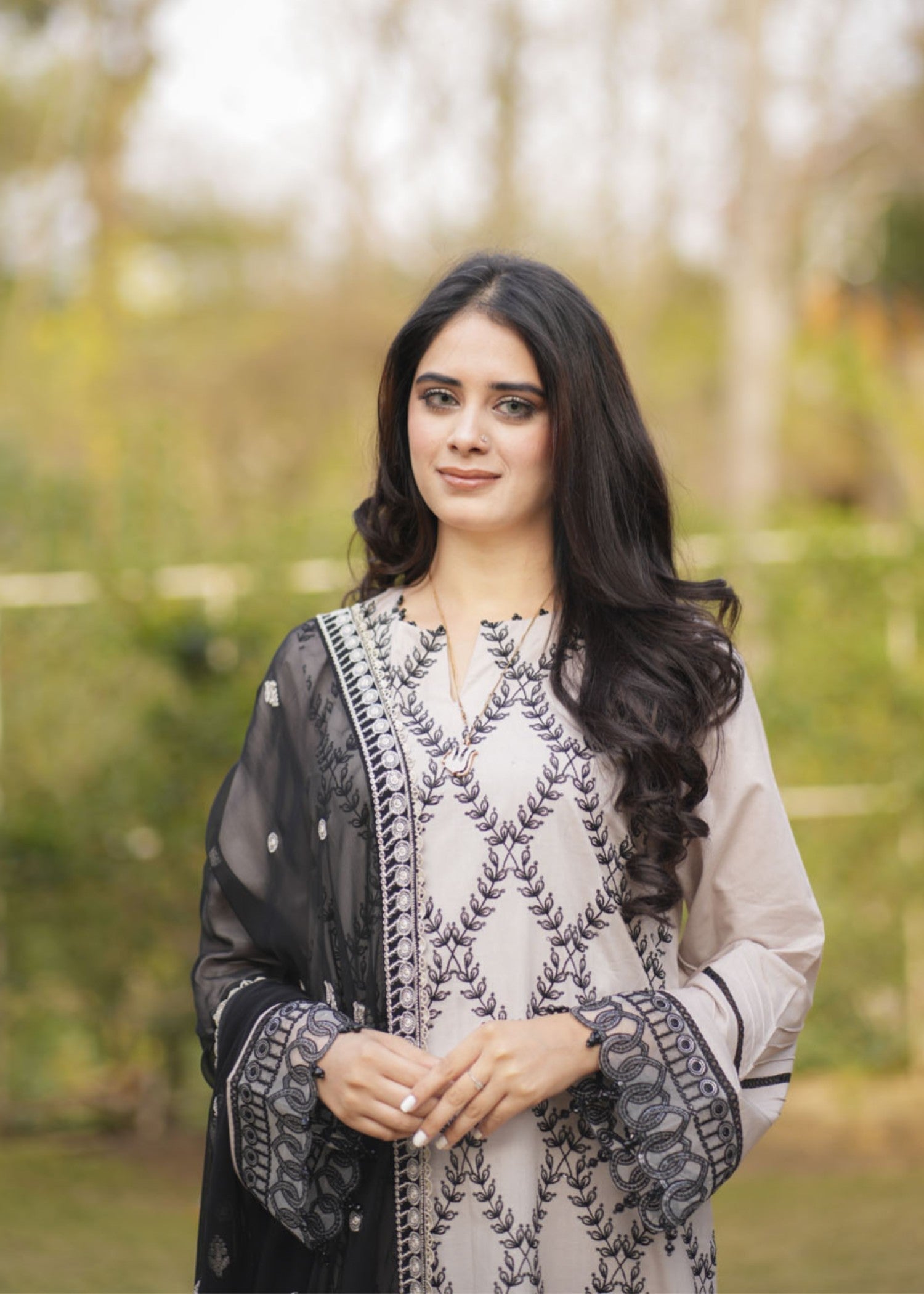 Libaas By Umairnawaz LN 02 Cloudy Grey Women 3pcs