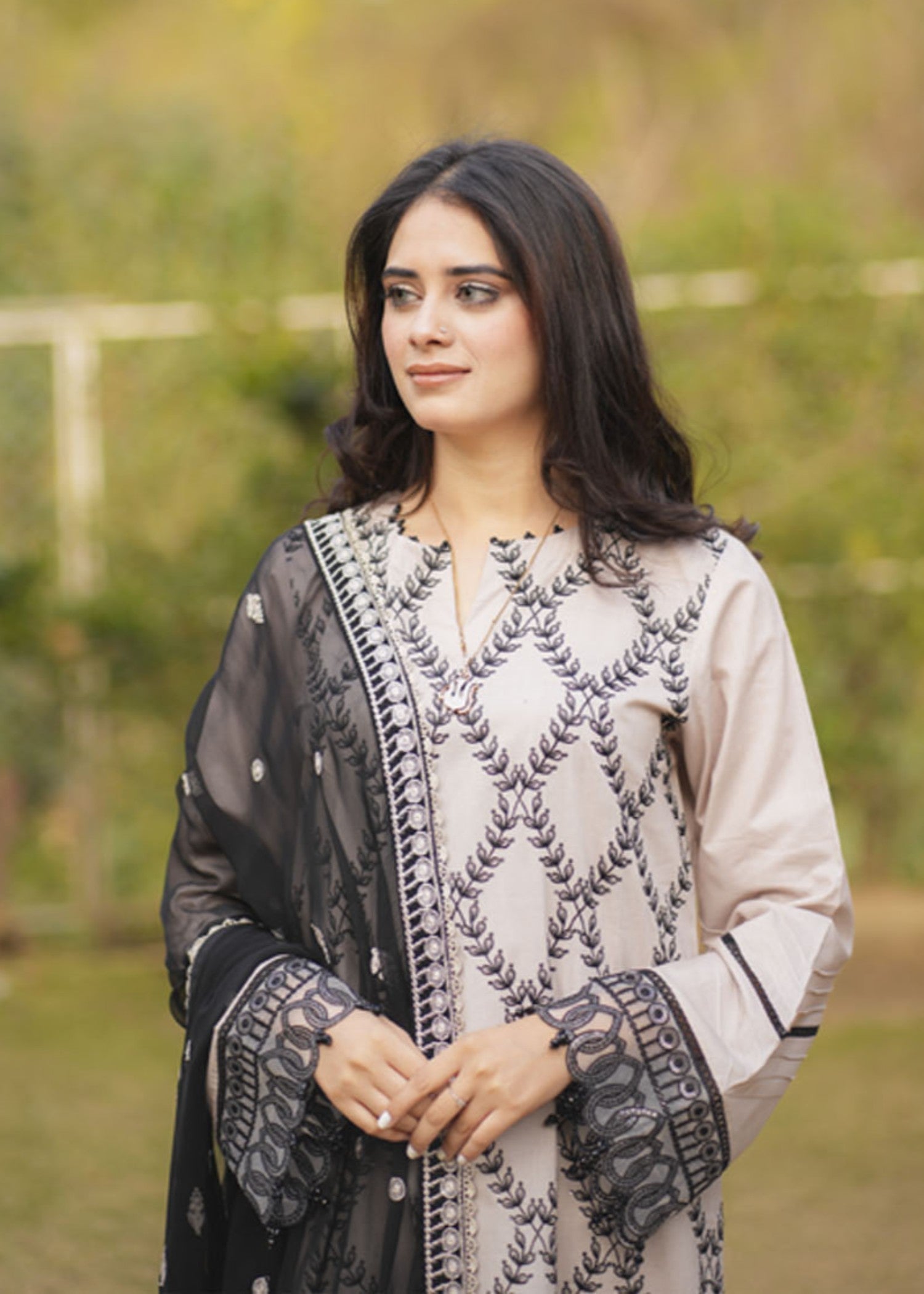 Libaas By Umairnawaz LN 02 Cloudy Grey Women 3pcs