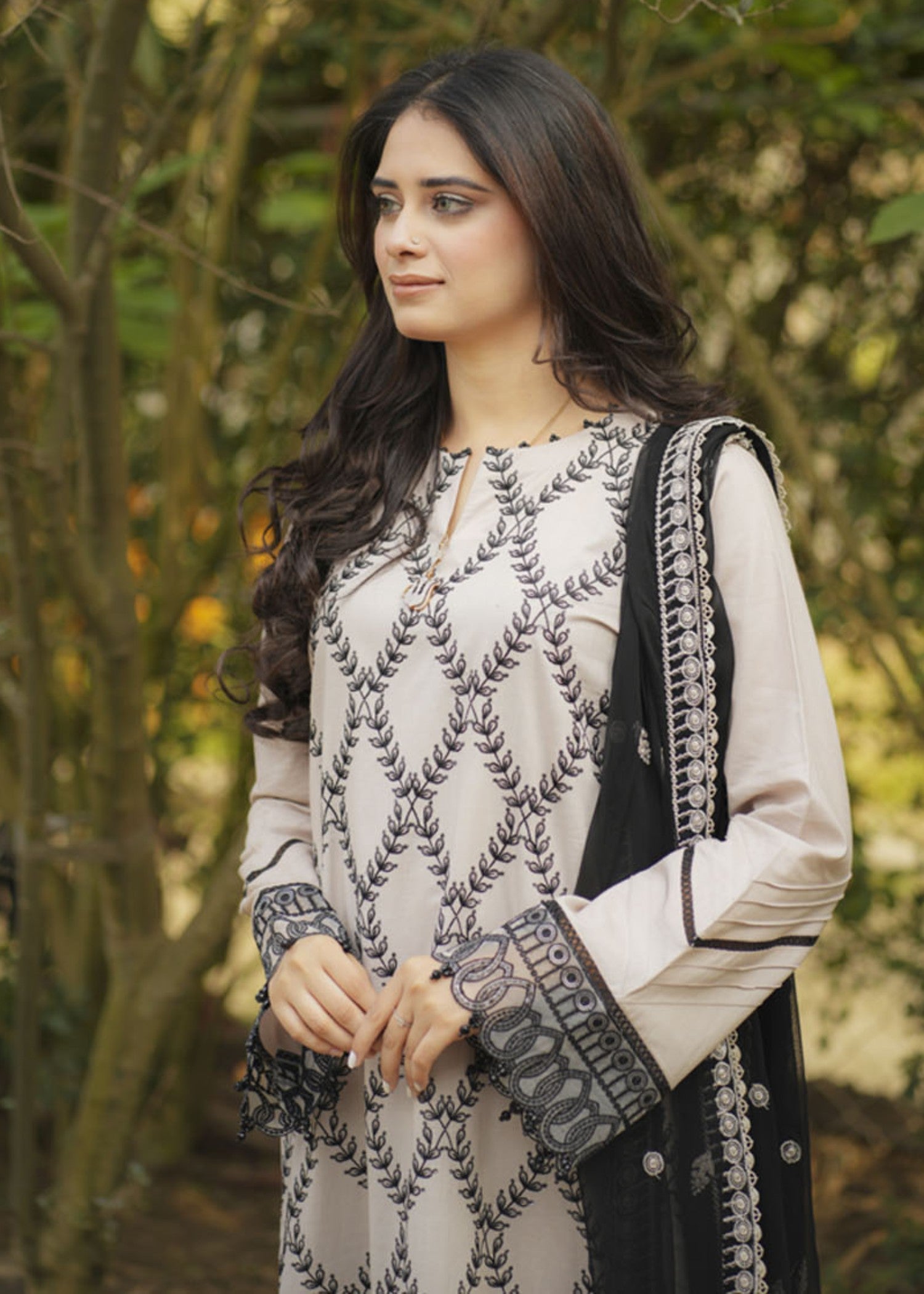 Libaas By Umairnawaz LN 02 Cloudy Grey Women 3pcs