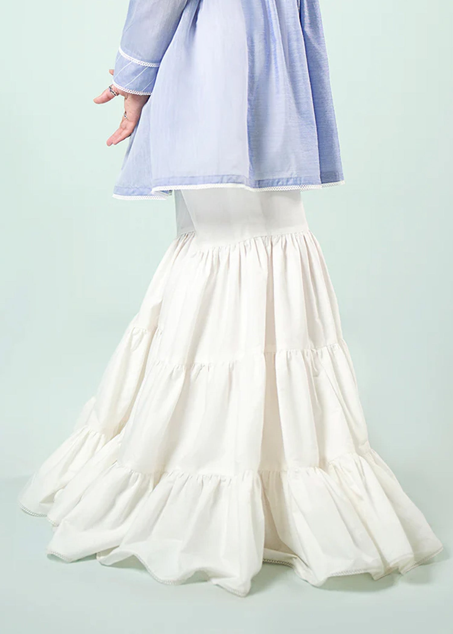 Fozia Khalid Layered Gharara Women 1pcs