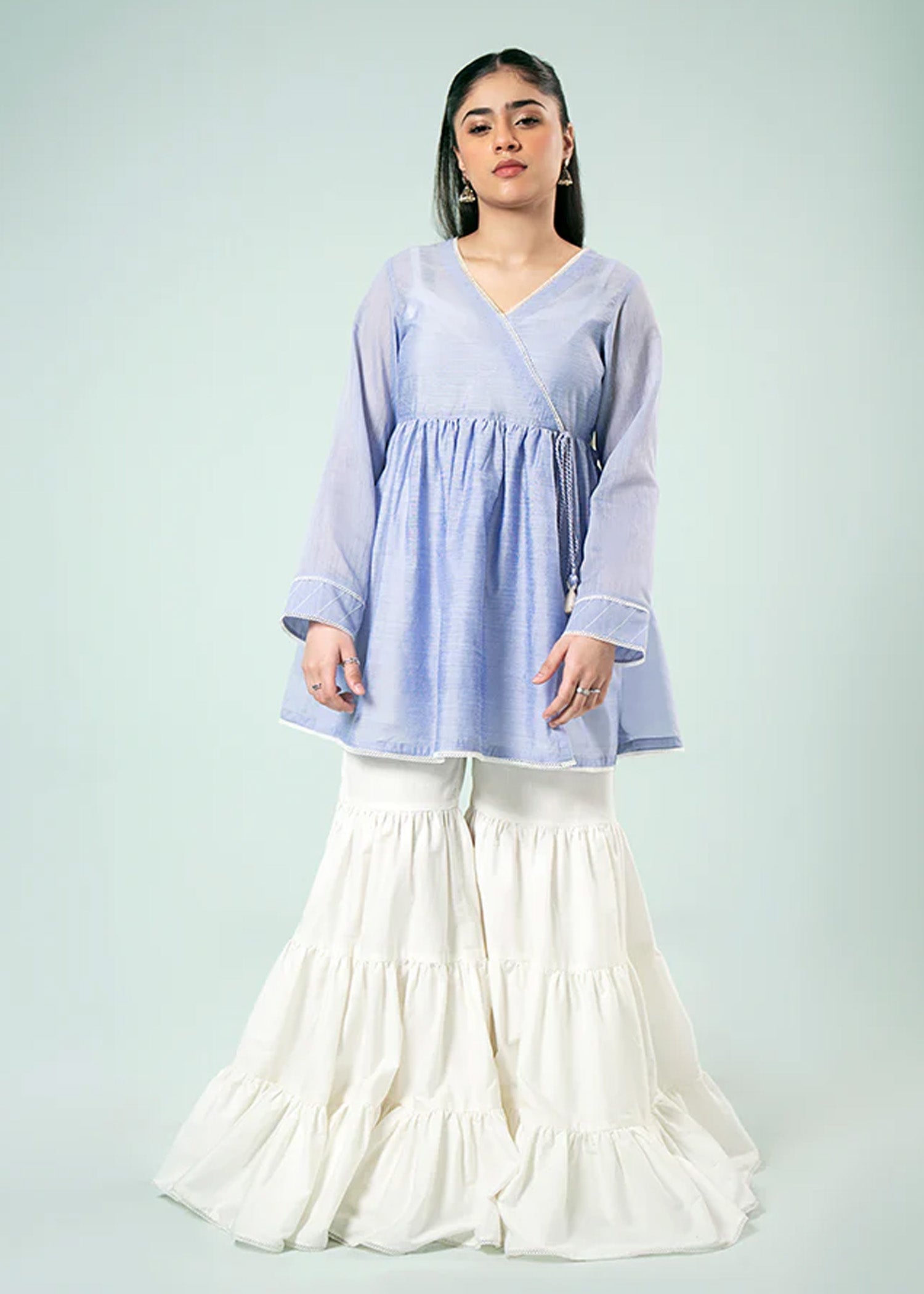 Fozia Khalid Layered Gharara Women 1pcs