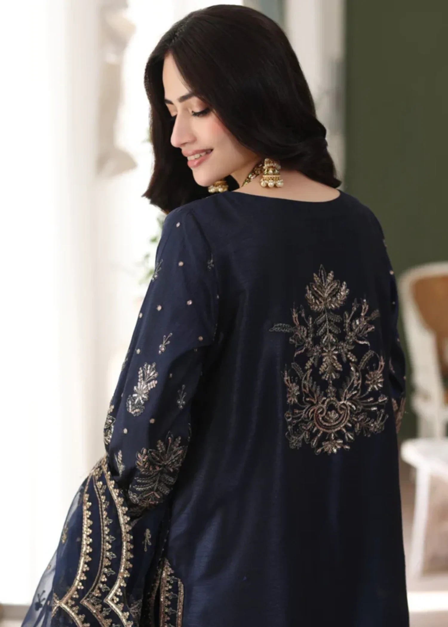 Mohagni MGS 01 AFREEN Raw Silk STITCHED I UNSTITCHED Women 3pcs