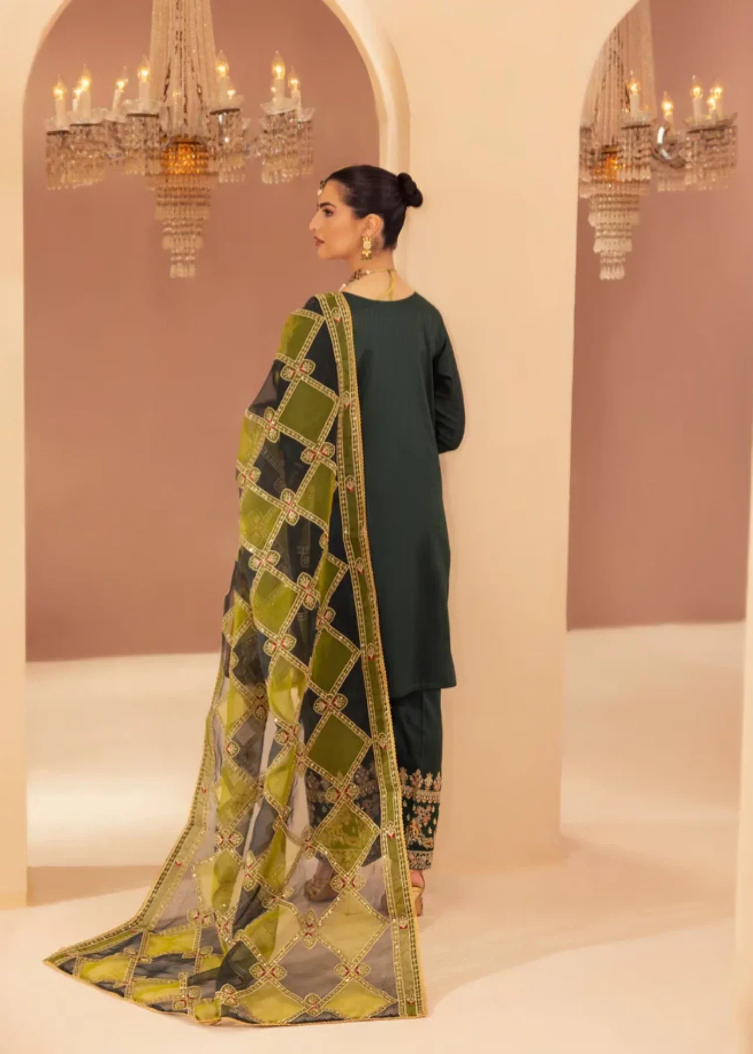 Mohagni MGS 26 RAW SILK STITCHED Women 3pcs