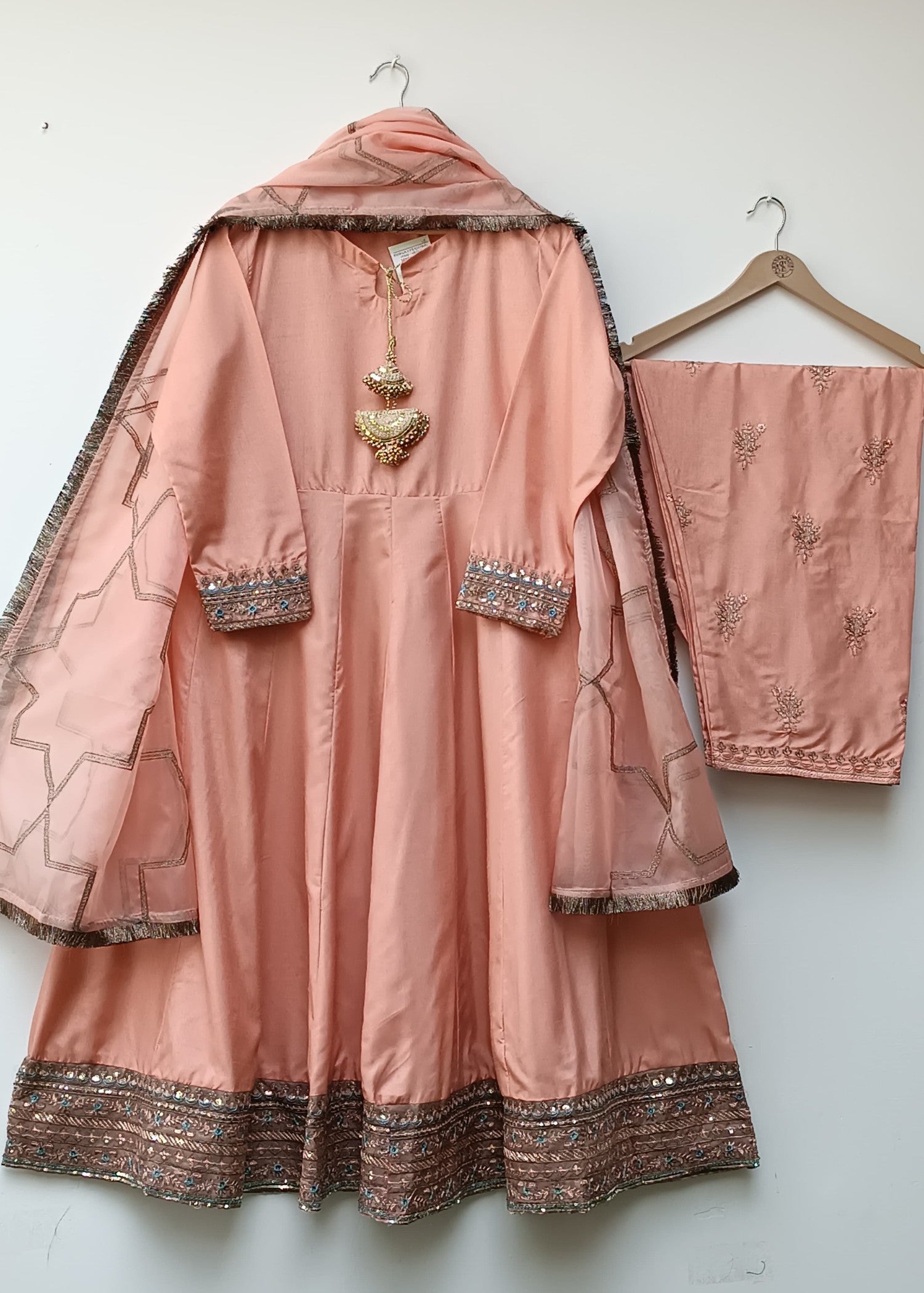 Lubana Store MUGHLIA PEACH PINK Women 3pcs