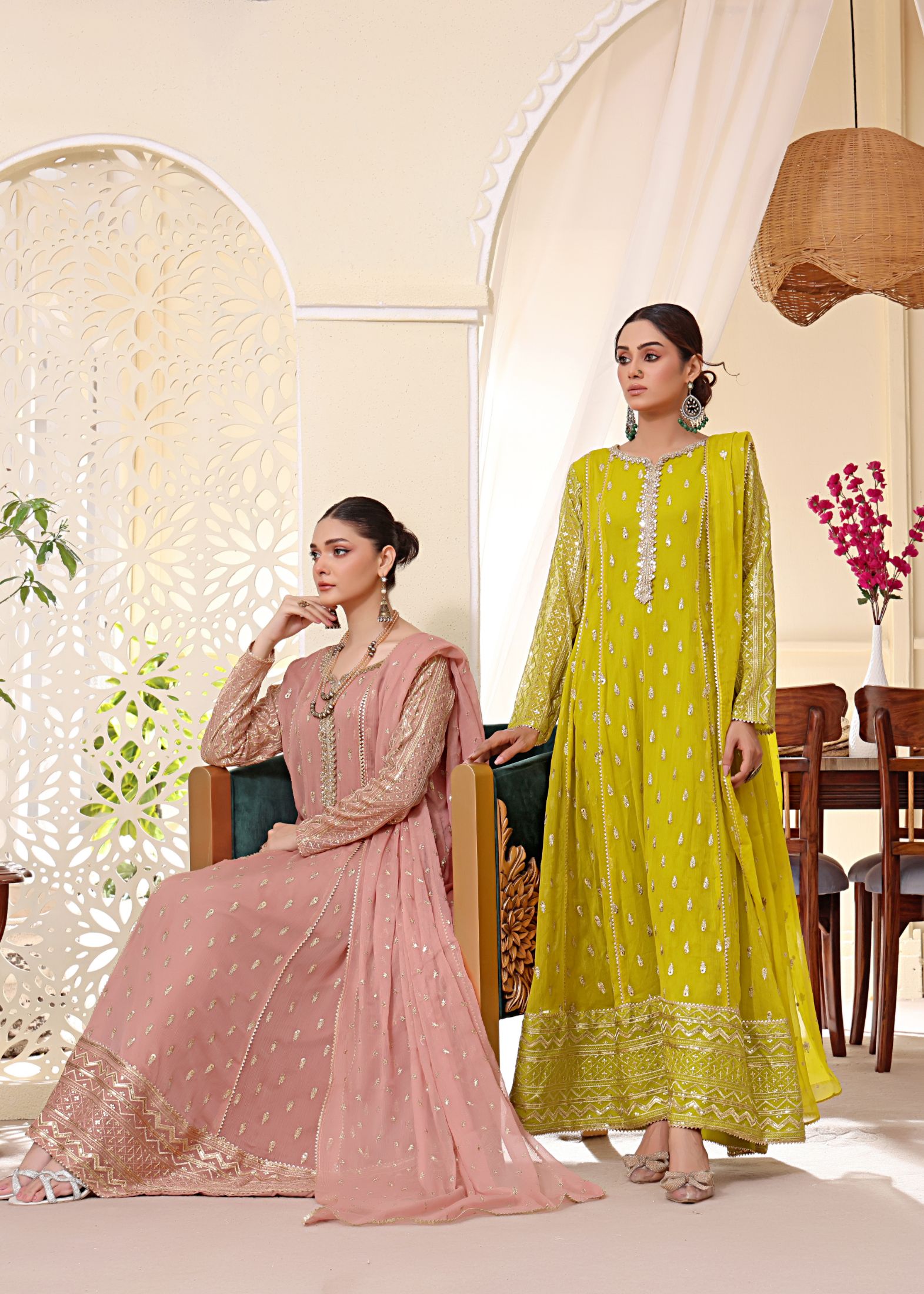 Alsiyab Bahaar Dhaani Women 3pcs