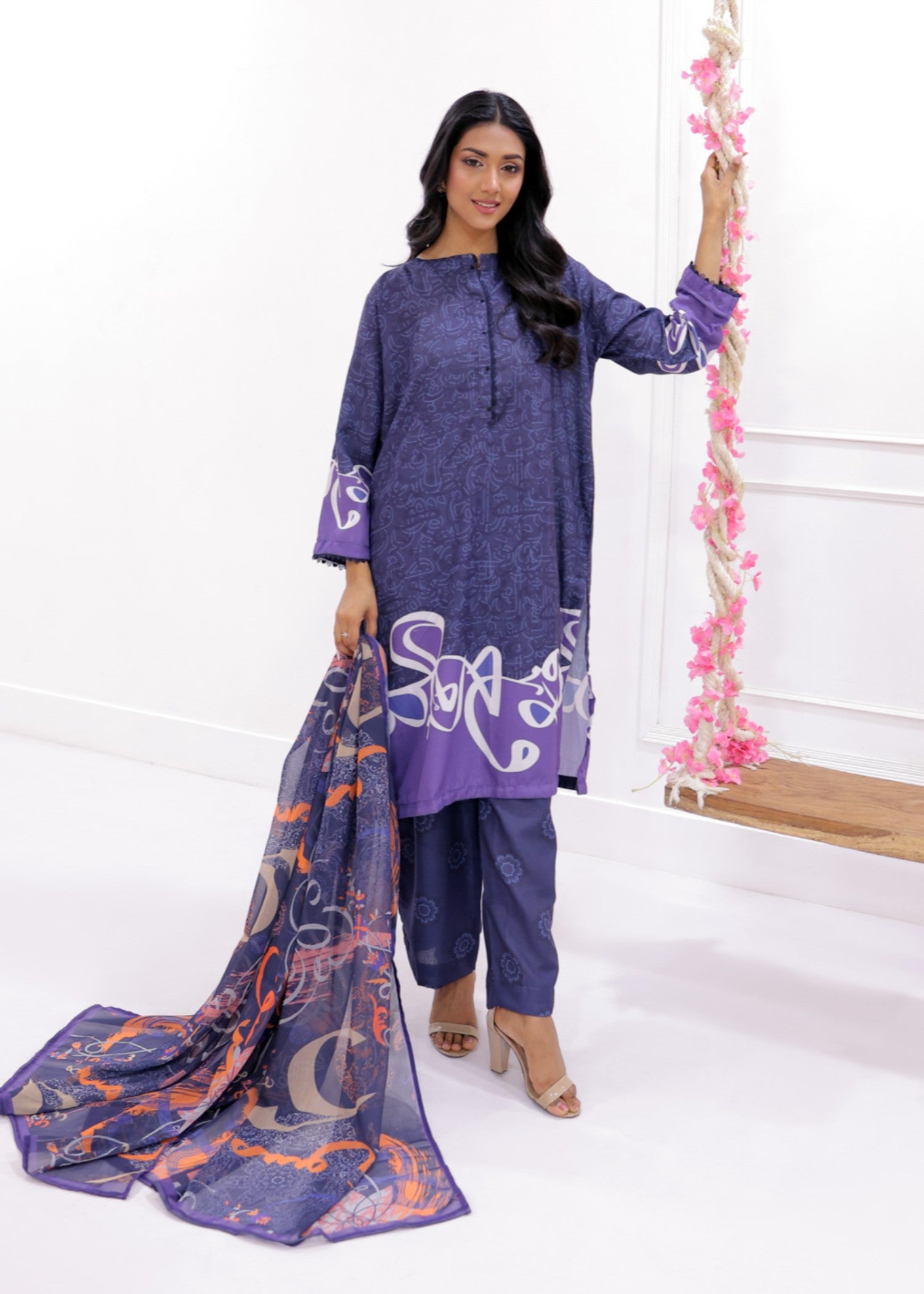 Tng (The Next Generation) khushi | Stitched | | Blue Women 3pcs