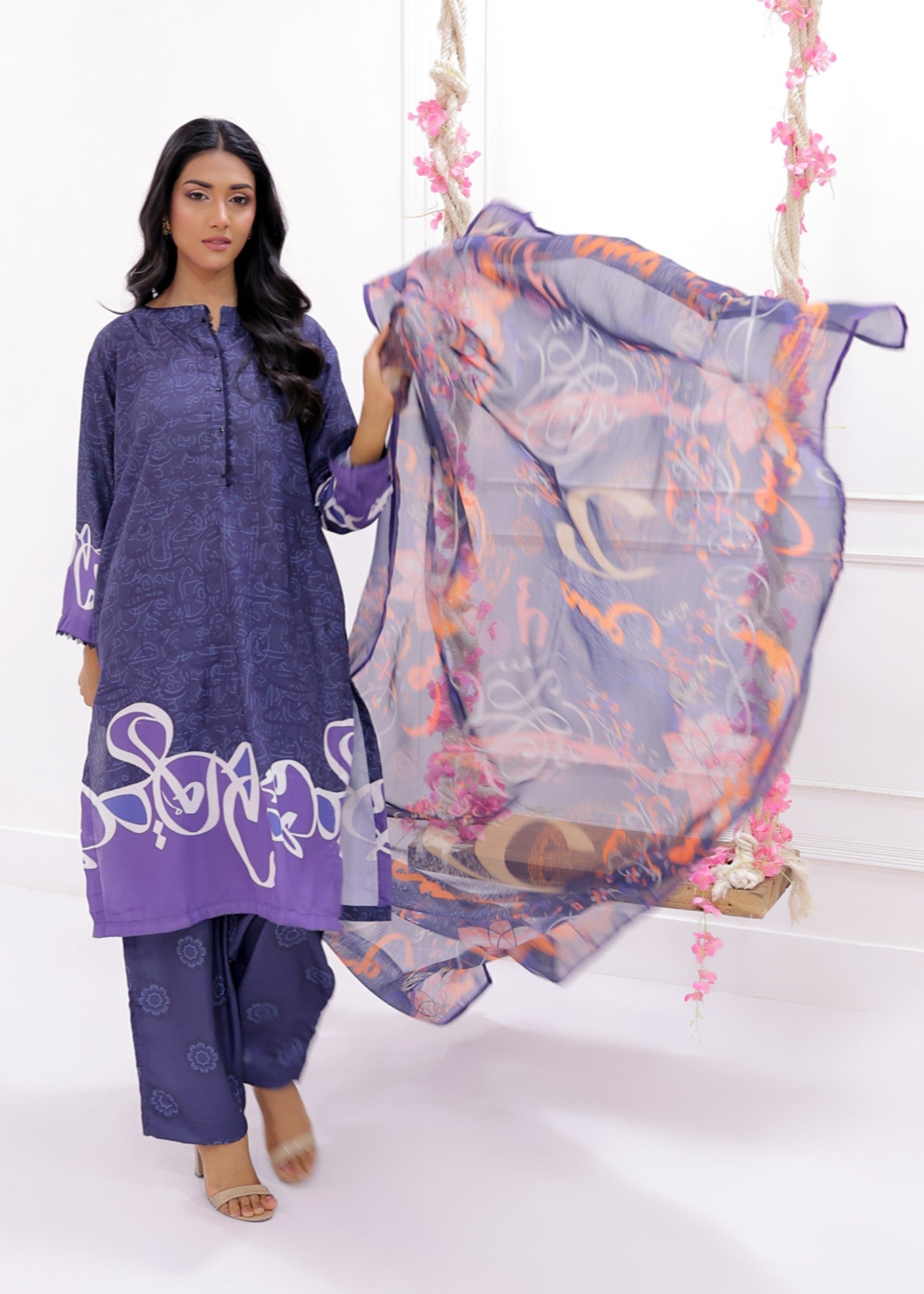 Tng (The Next Generation) khushi | Stitched | | Blue Women 3pcs