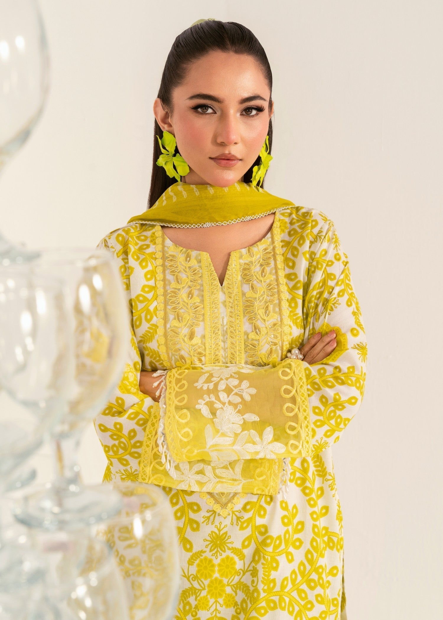 Polawn PD LAWN 25 407 A | PRET LAWN COLLECTION Women 3pcs