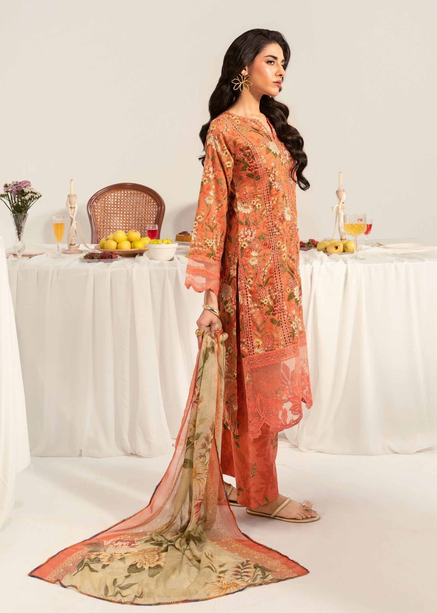 Polawn PD LAWN 25 408 A | PRET LAWN COLLECTION Women 3pcs