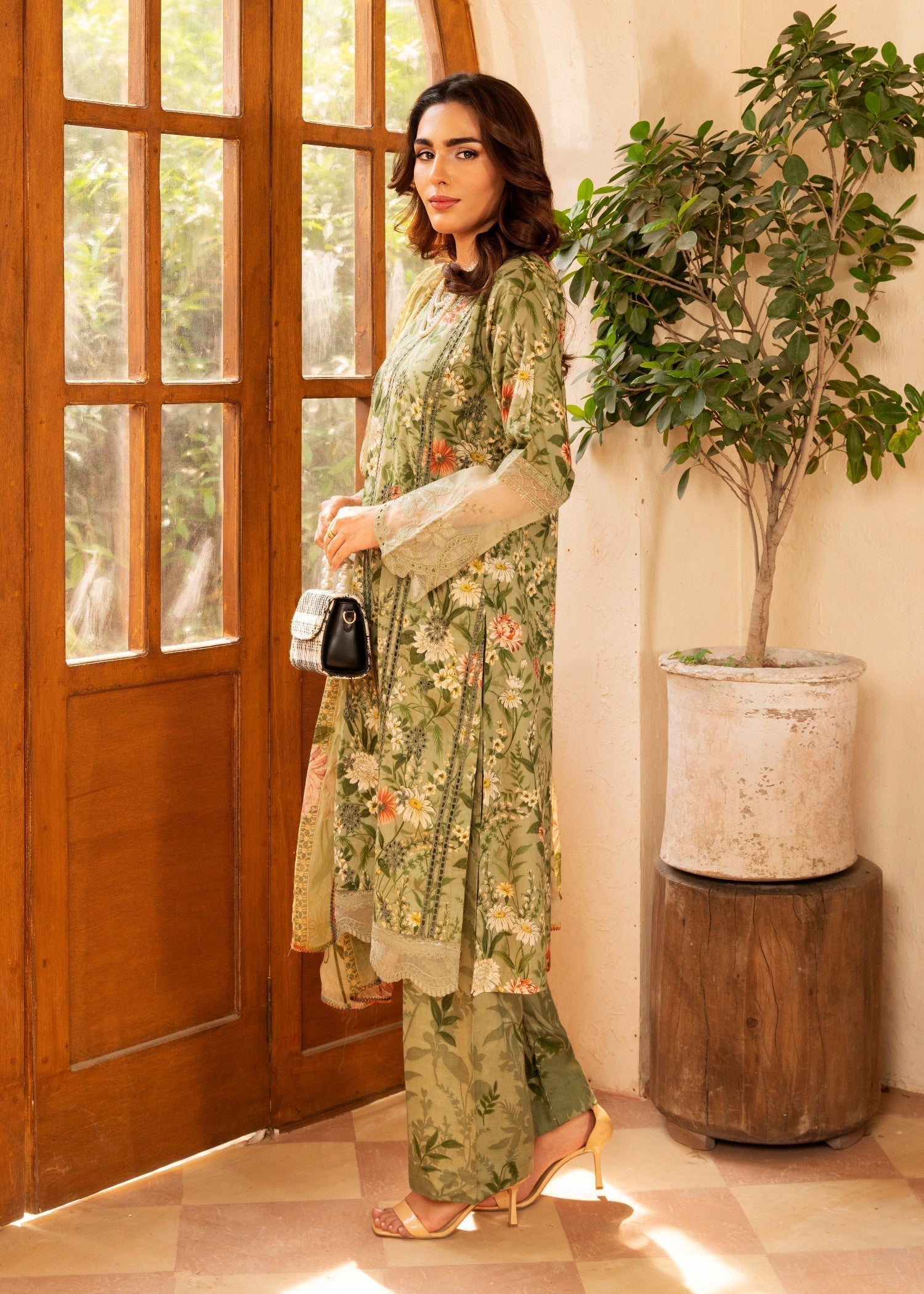 Polawn PD LAWN 25 408 B | PRET LAWN COLLECTION Women 3pcs