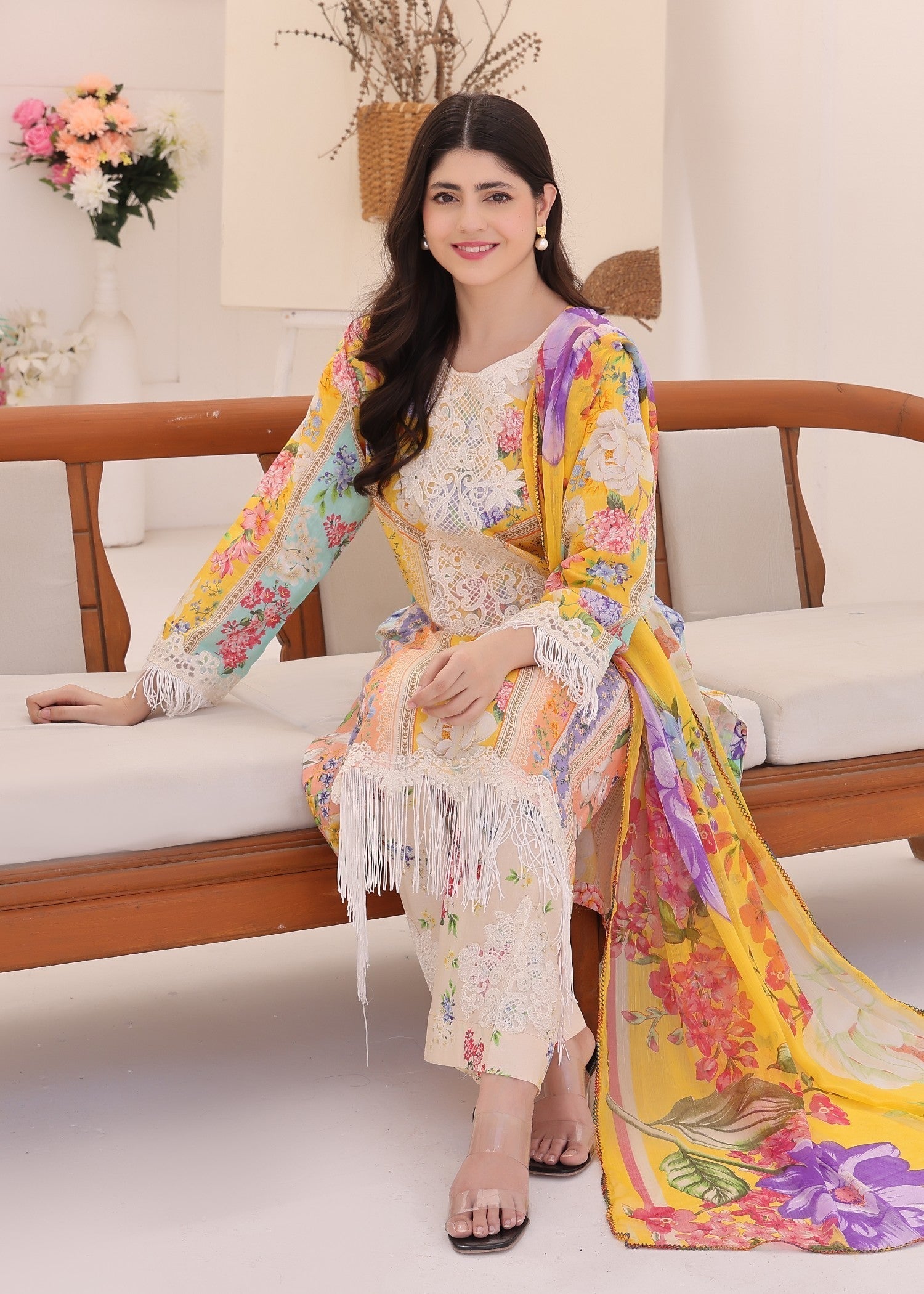 Polawn PD LAWN 25 414 A | PRET LAWN COLLECTION Women 3pcs