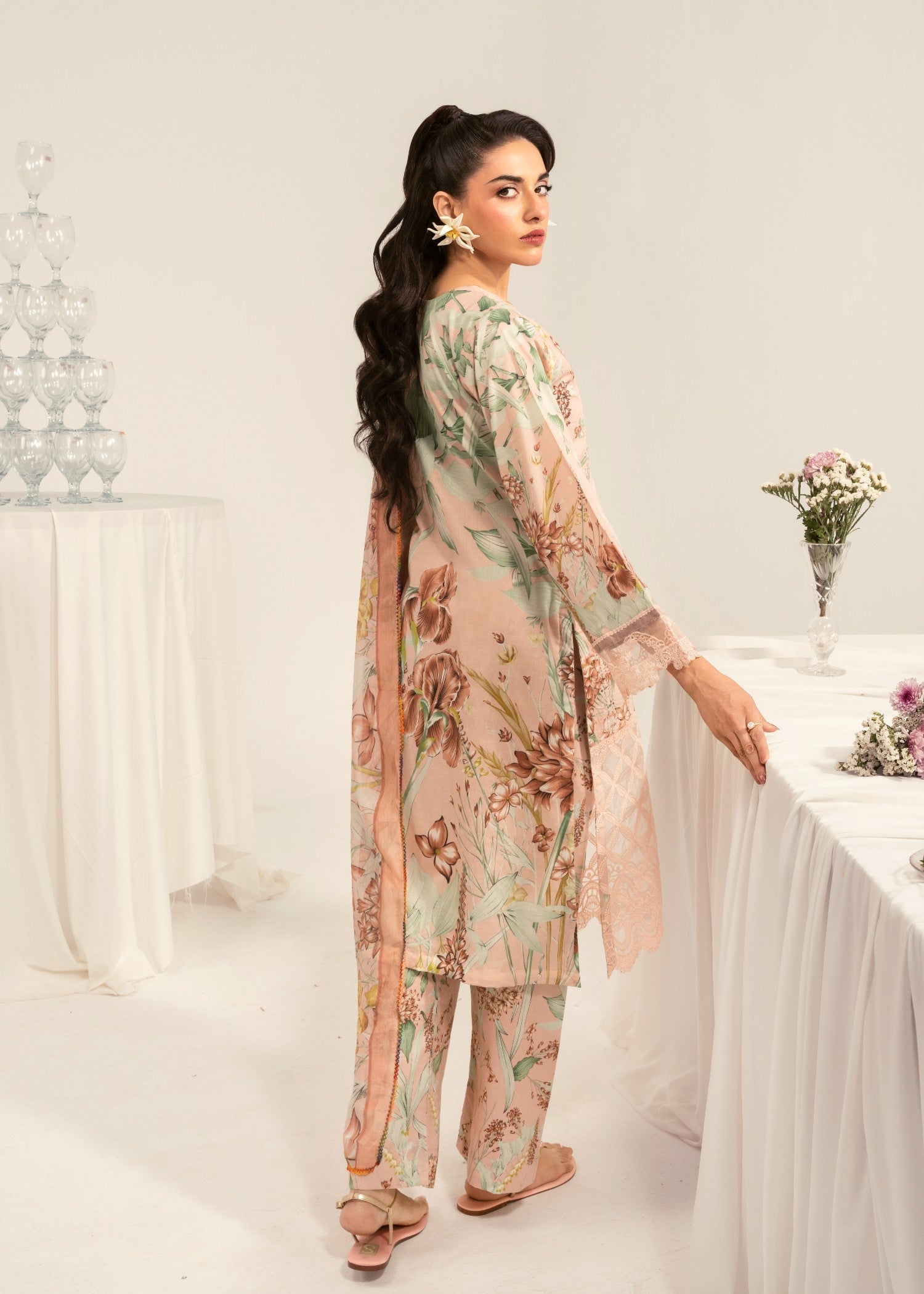 Polawn PD LAWN 25 417 A | PRET LAWN COLLECTION Women 3pcs