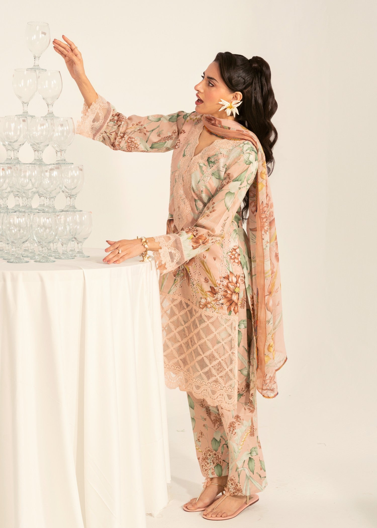 Polawn PD LAWN 25 417 A | PRET LAWN COLLECTION Women 3pcs