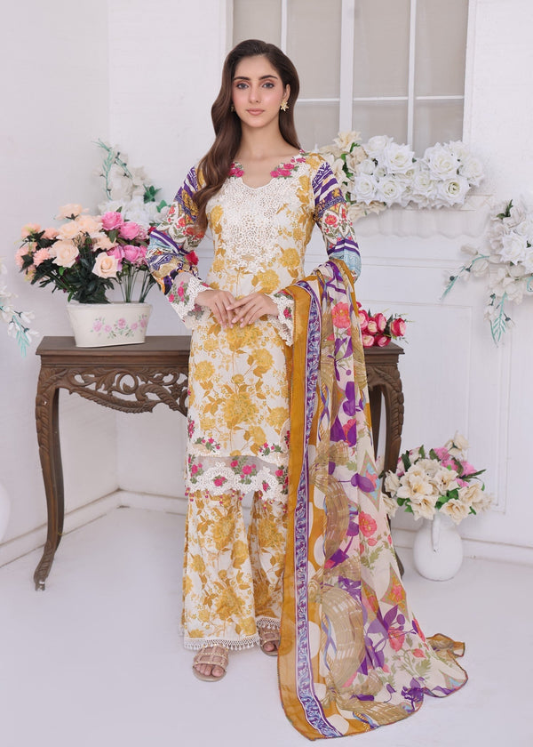 Polawn PD LAWN 25 421 | PRET LAWN COLLECTION Women 3pcs