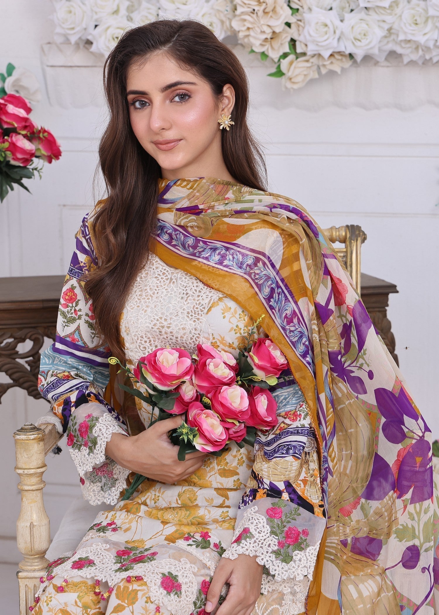 Polawn PD LAWN 25 421 | PRET LAWN COLLECTION Women 3pcs