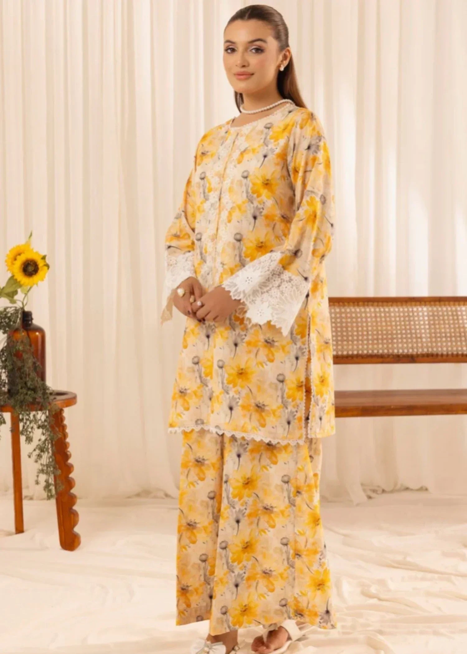 Mohagni PLS 137 SILK LAWN STITCHED Women 2pcs