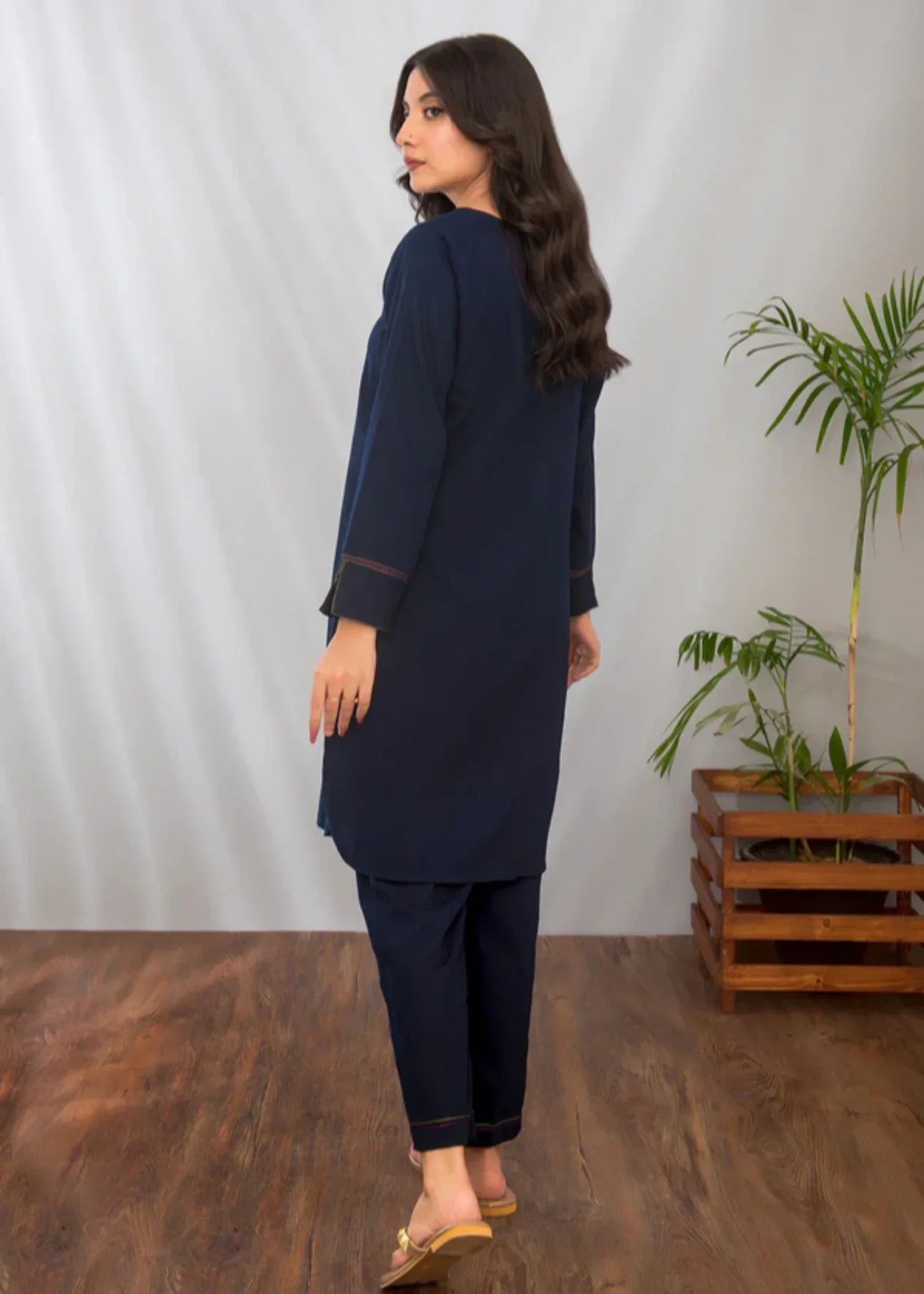 Ochre Cotton Suit (SOLS 02) Women 2pcs