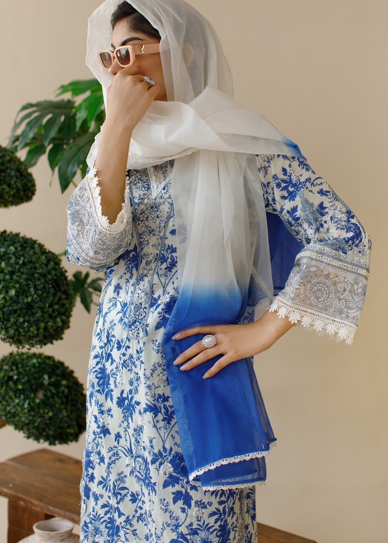 Ombrella Official Wildflower Embroidered Women 3pcs