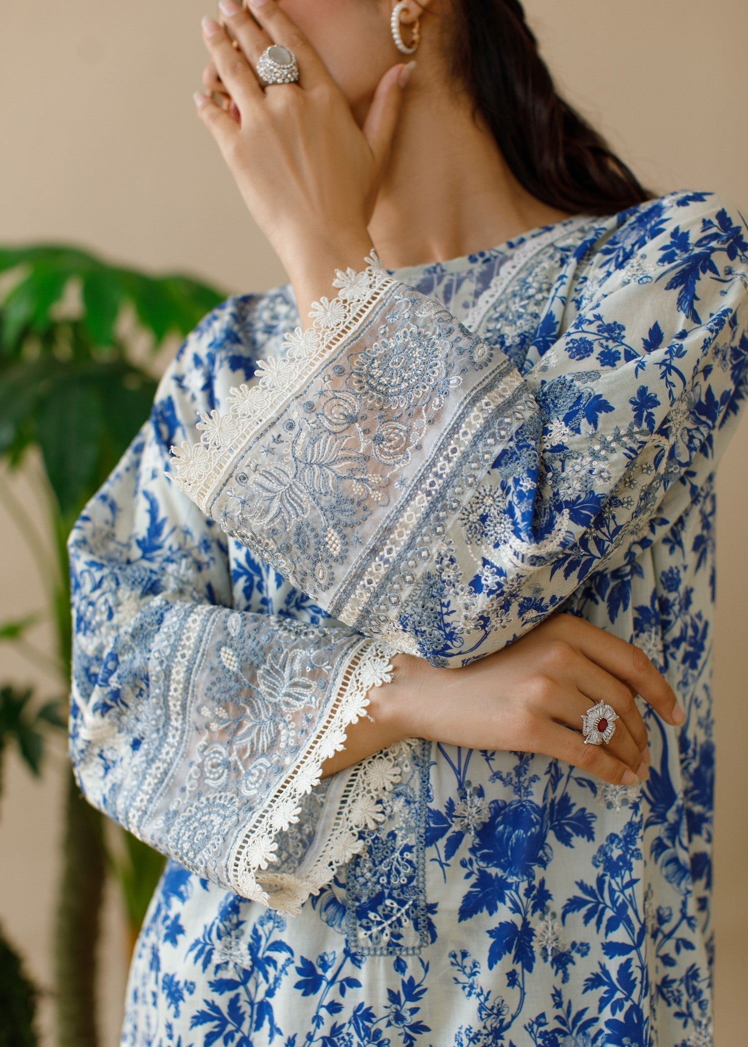 Ombrella Official Wildflower Embroidered Women 3pcs