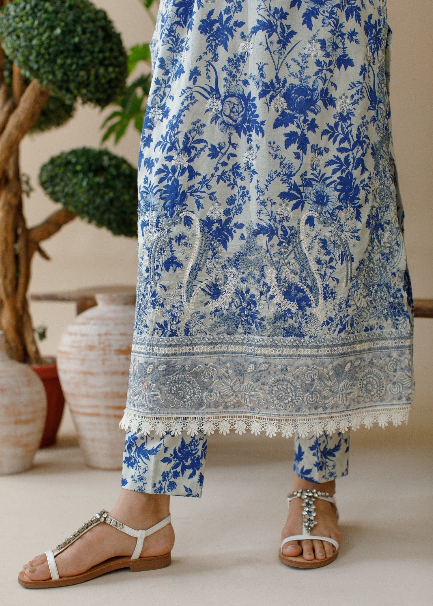 Ombrella Official Wildflower Embroidered Women 3pcs