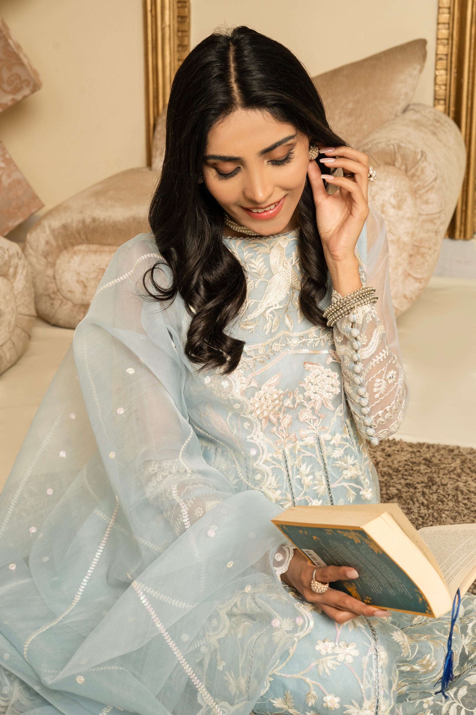 Aayra Blue Haze Women 3pcs