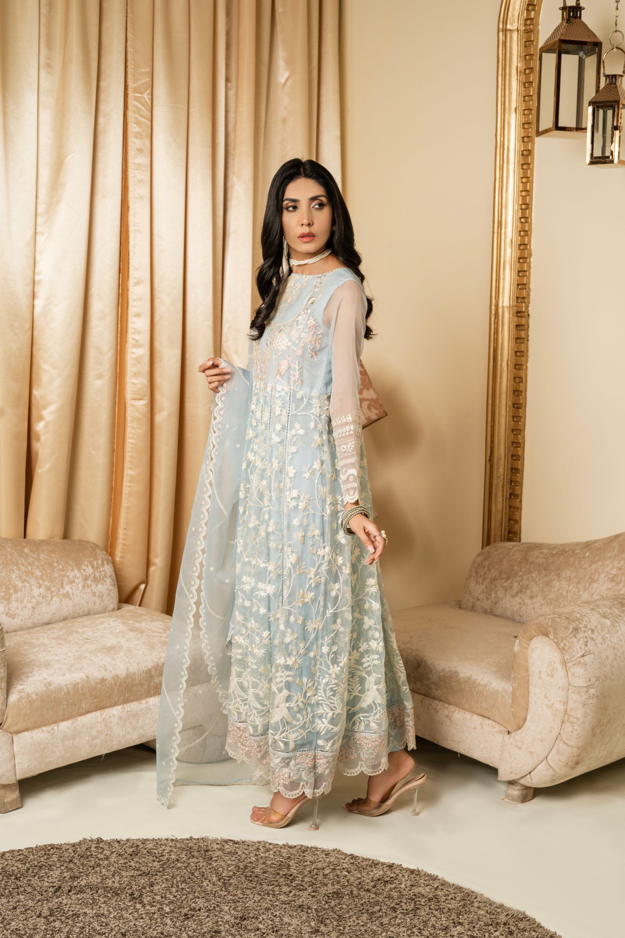 Aayra Blue Haze Women 3pcs