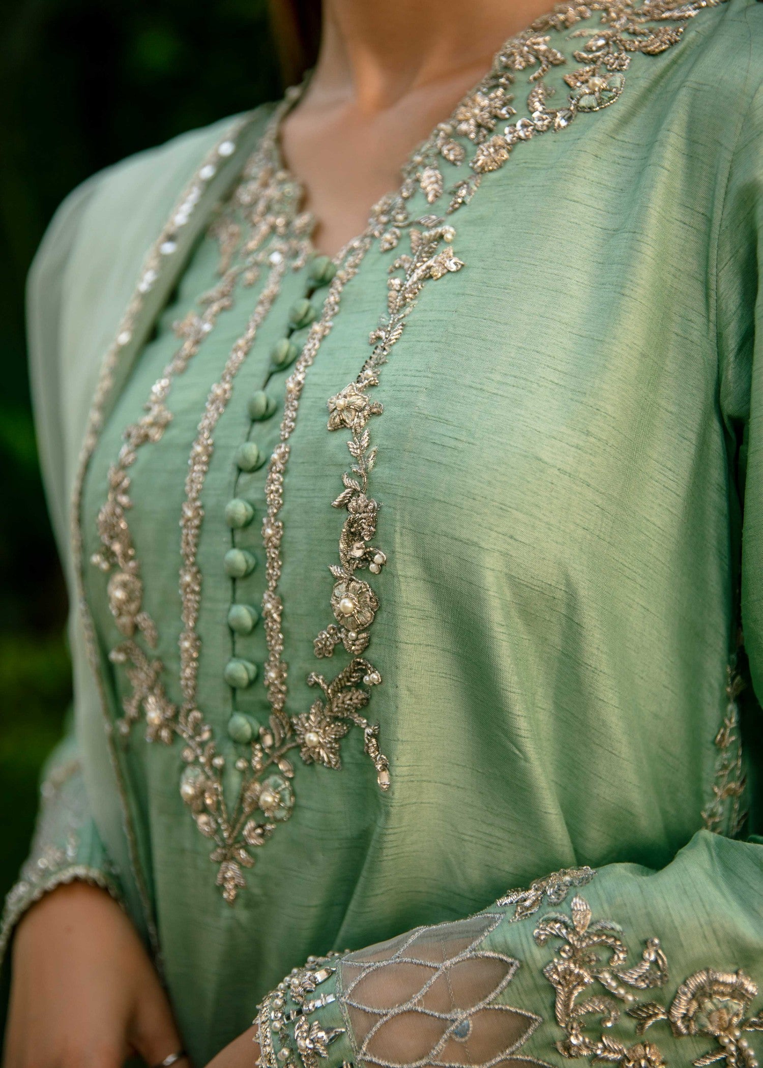 Hafsa Imran Khan Sage Women 3pcs