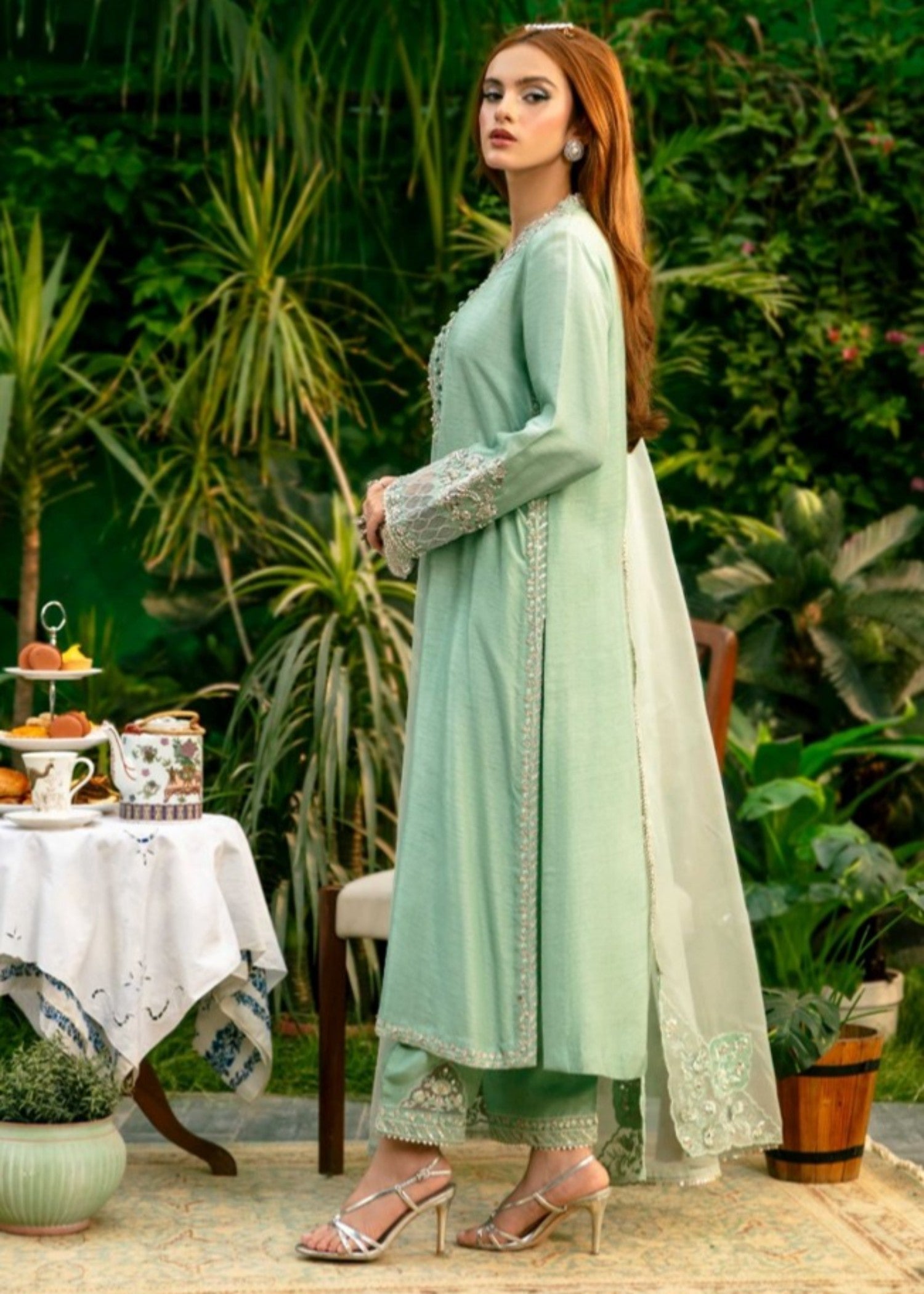 Hafsa Imran Khan Sage Women 3pcs